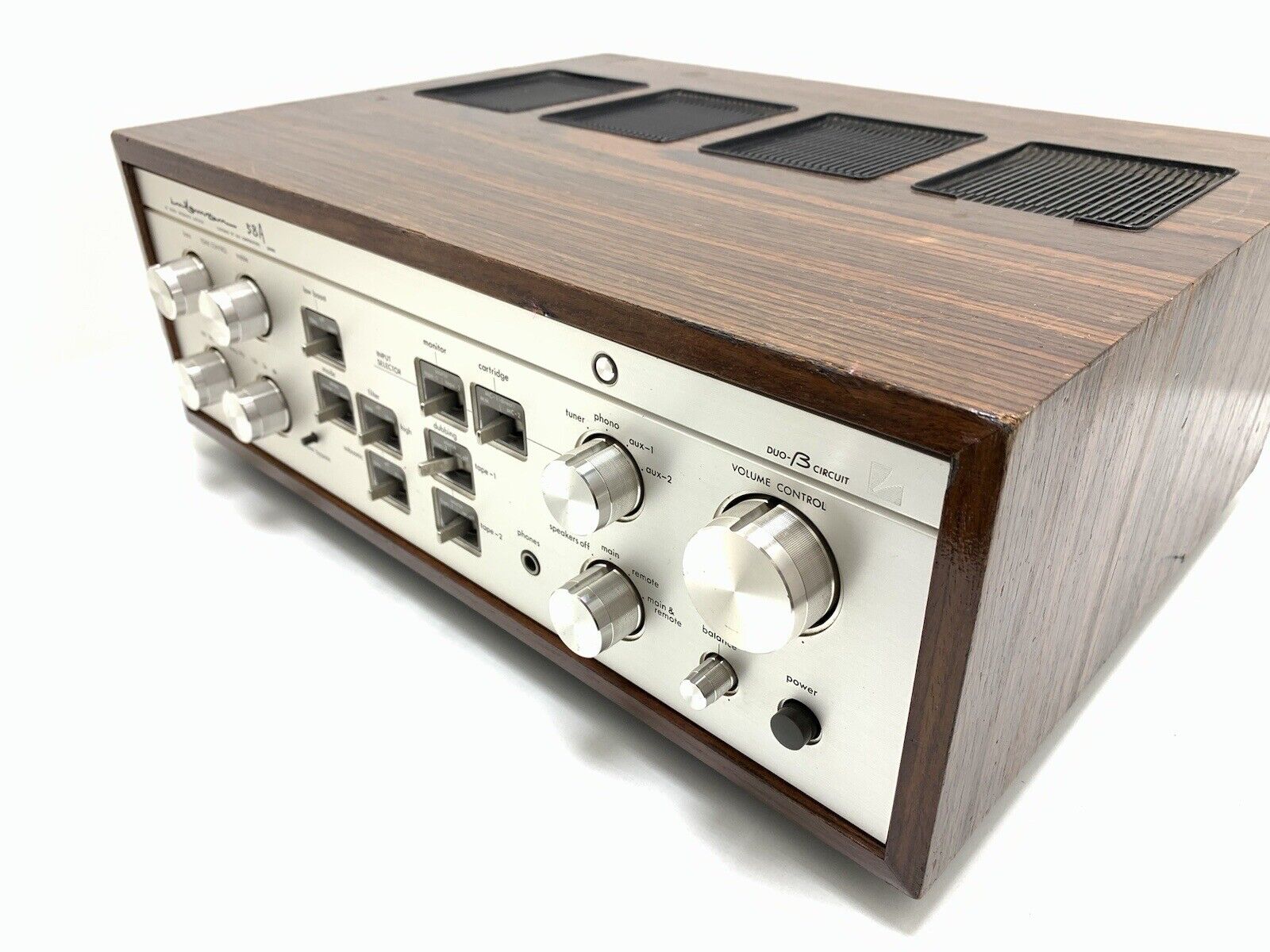 LUXMAN L 58A Stereo Integrated Amplifier 2X 100W RMS Vintage 1980 WORK Good Look