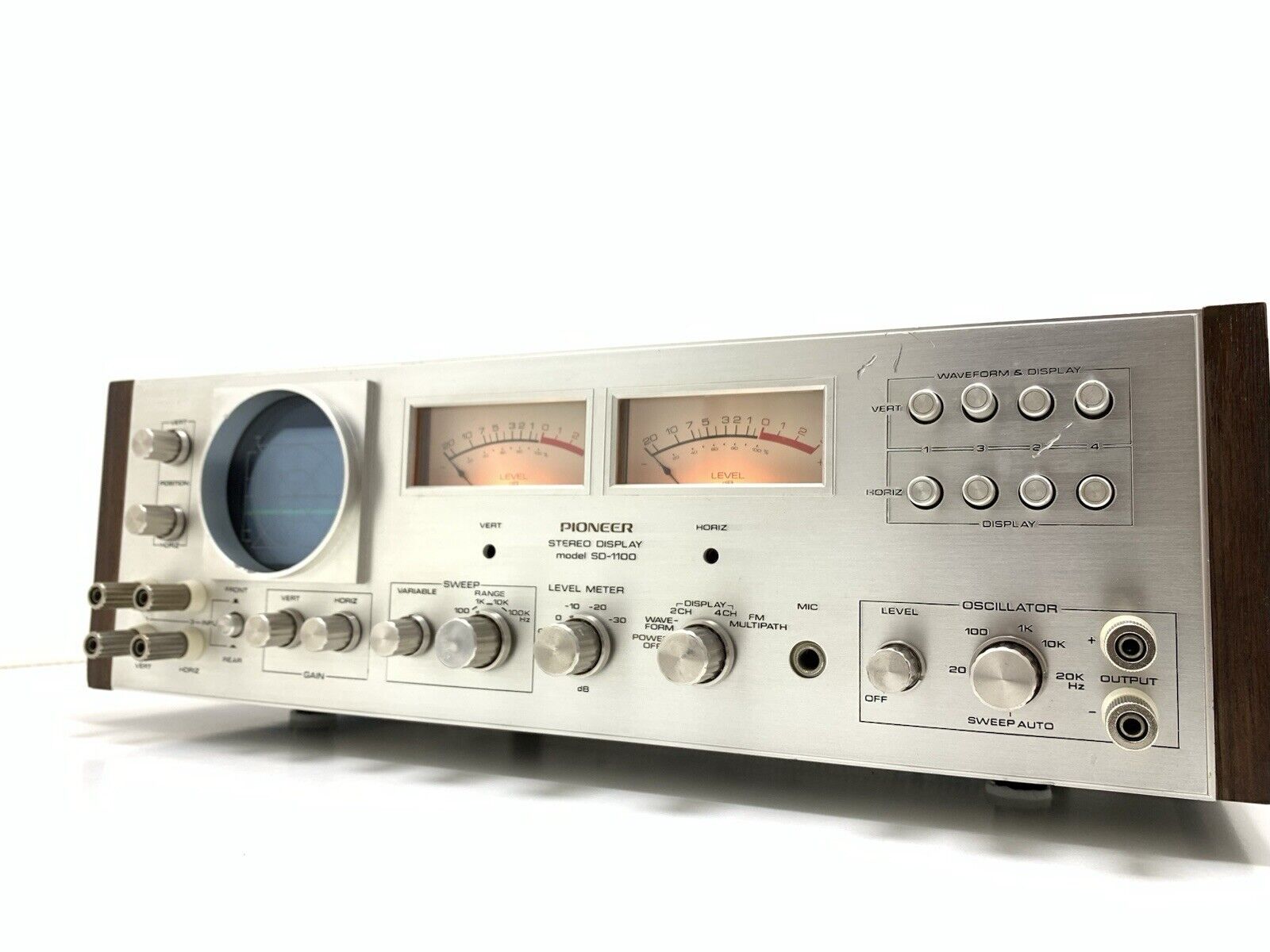 PIONEER SD-1100 Stereo Display Audio Scope VERY RARE Vintage 1972 WORK Good Look