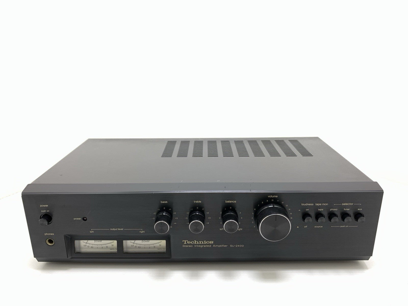 TECHNICS SU 2400 Stereo Integrated Amplifier 22+22 W RMS Vintage 1977 GOOD LOOK