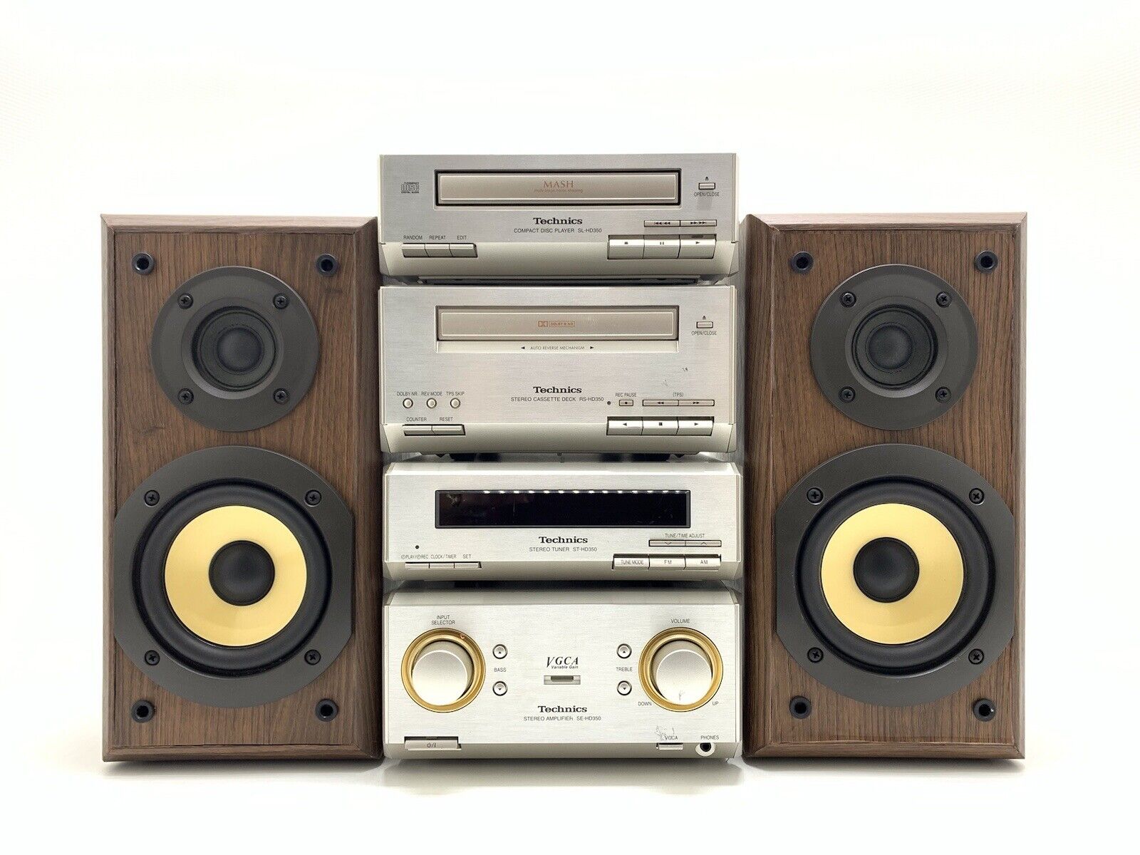 TECHNICS Amplifier SE-HD350 Tuner ST-HD350 Deck RS-HD350 CD SL-HD350 Sp SB-HD350