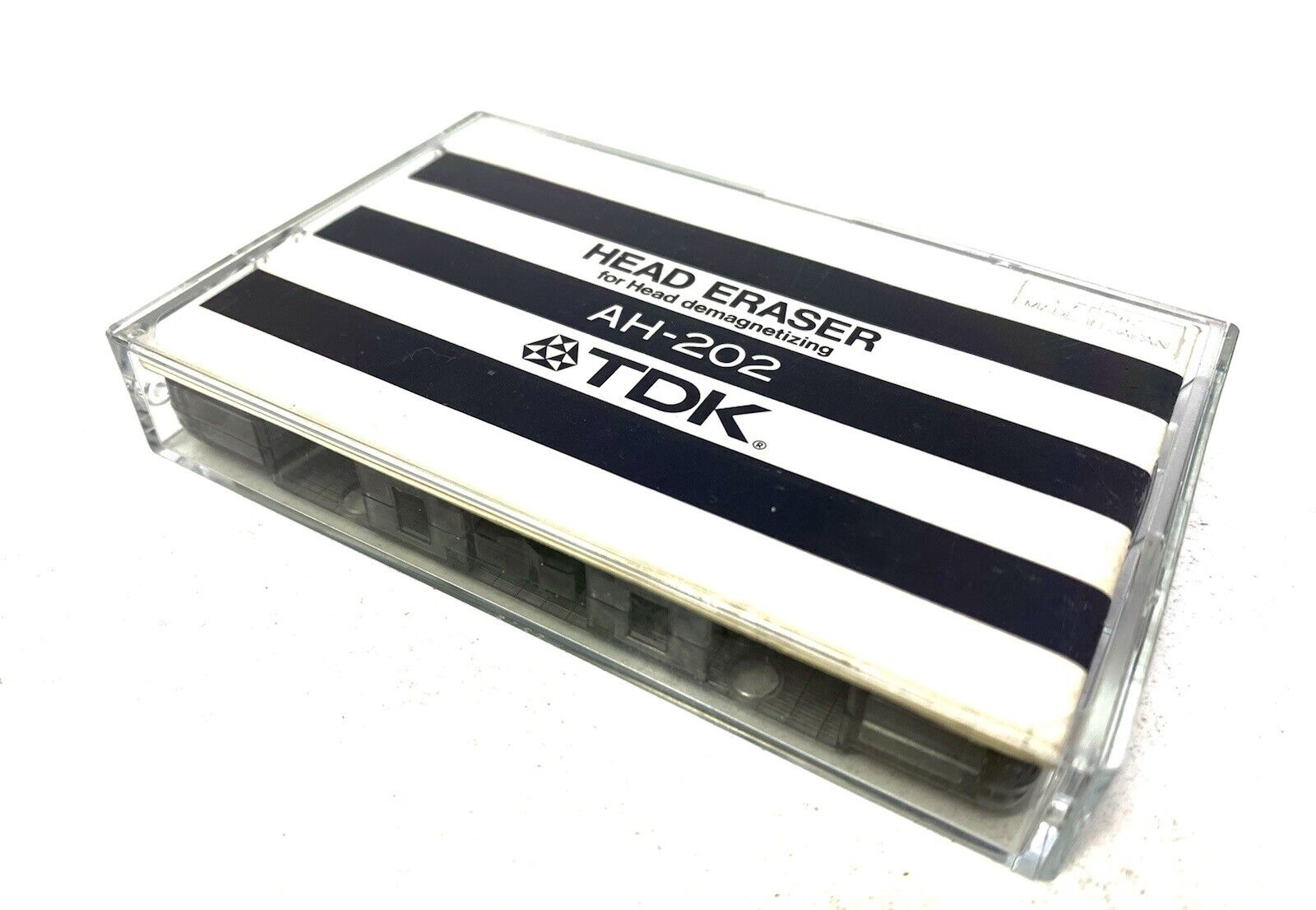 TDK AH-202 Head Eraser K7 Tape Cassette Vintage Very RARE Work Perfect Like New