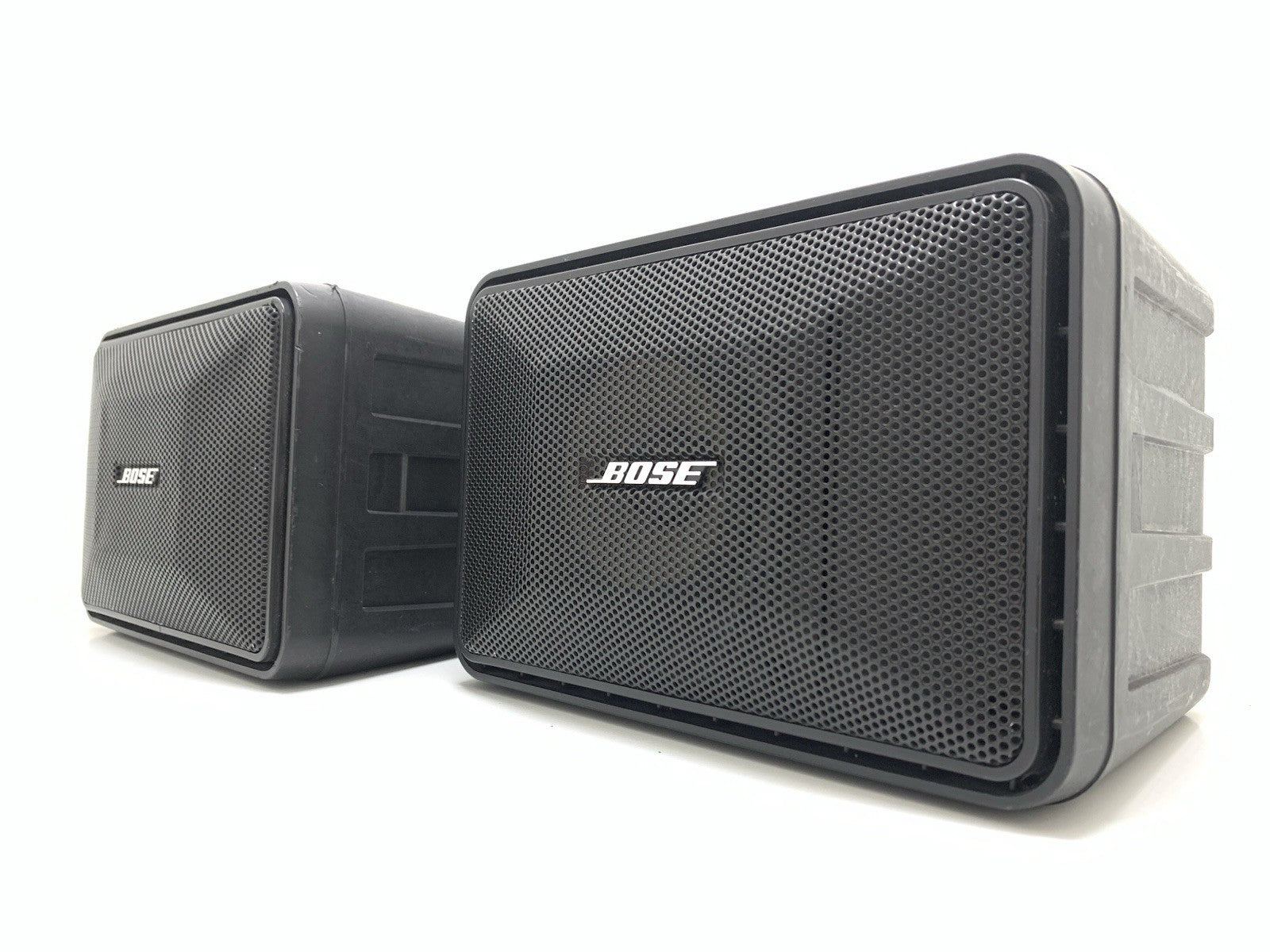 BOSE 101 Music Monitor Speakers 2 Way 60 Watts RMS Vintage 1984 WORK Good Look