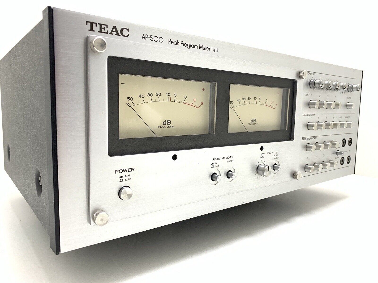 TEAC AP-500 Very RARE Peak Program Meter Unit Vintage 1977 Manual WORK Like New