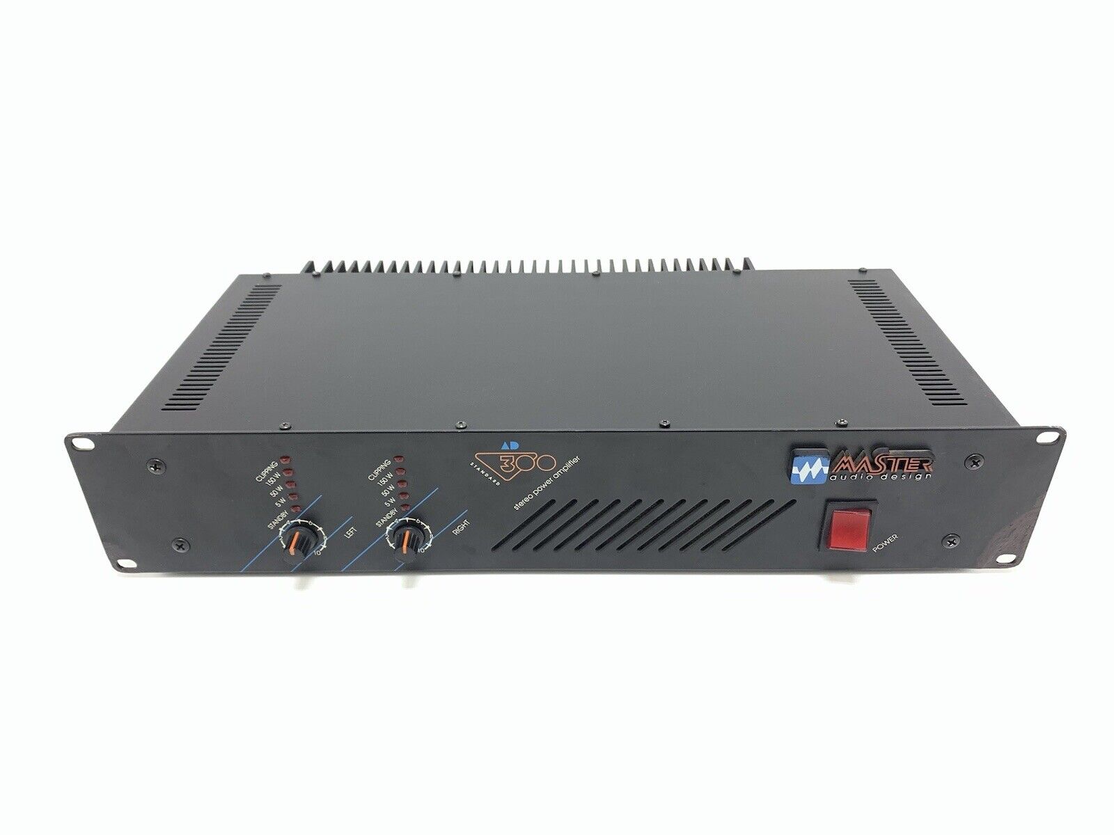 MASTER AUDIO DESIGN AD 300 Power Amplifier 2 X 150 Watts RMS Vintage GOOD LOOK