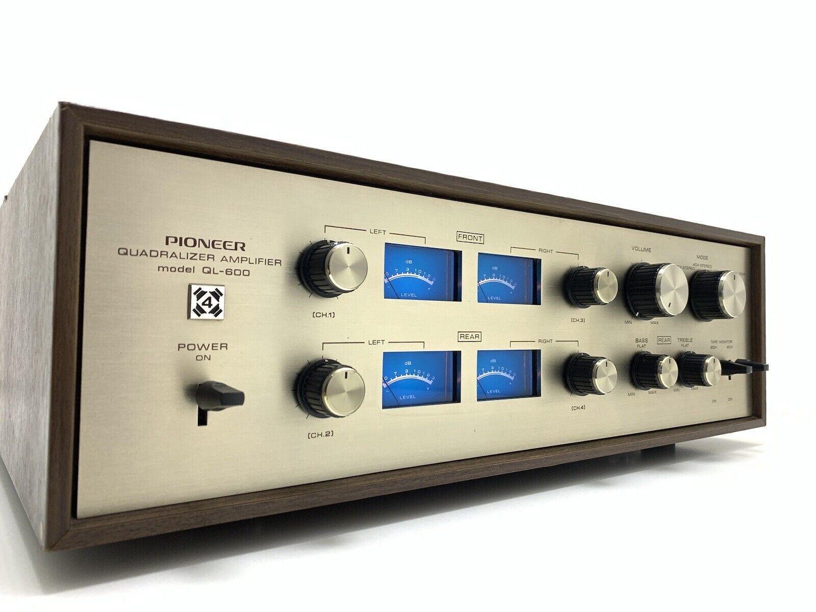 PIONEER QL 600 Quadralizer Amplifier 4Channel Decoder Vintage 1972 WORK GoodLook
