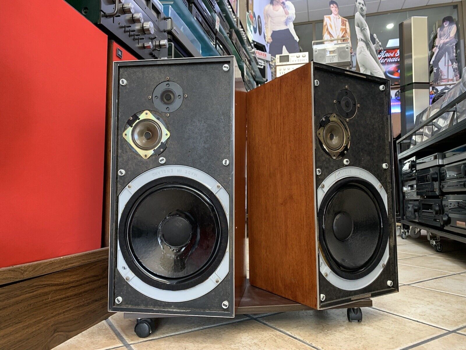 Bang Olufsen B&O BEOVOX HT 3800 Vintage 1970 Speaker 3Way 90Watts Work GOOD LOOK