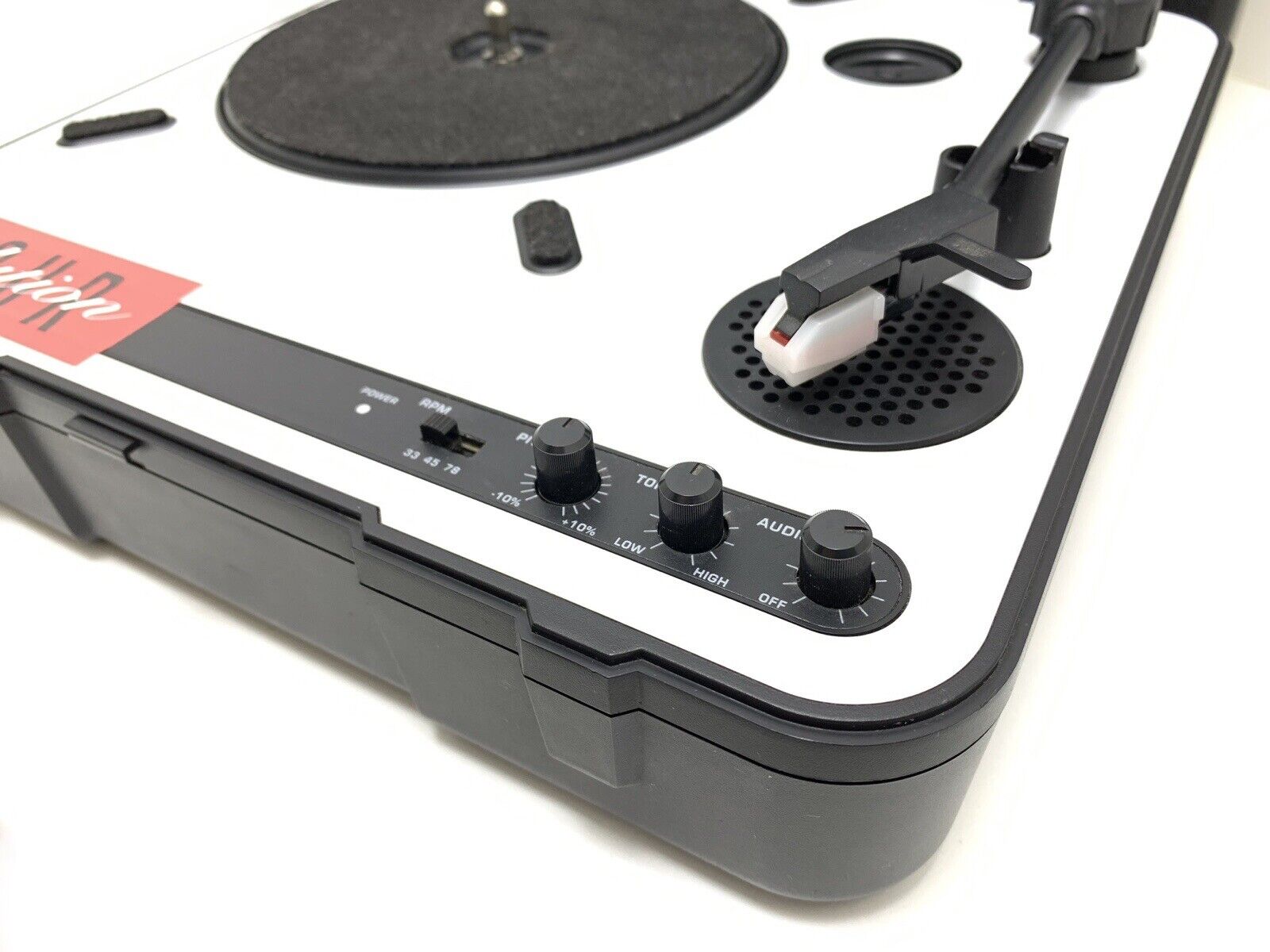 NUMARK PT-01 USB Turntable Belt Drive Portable 3 Speed Vintage Work Good Look