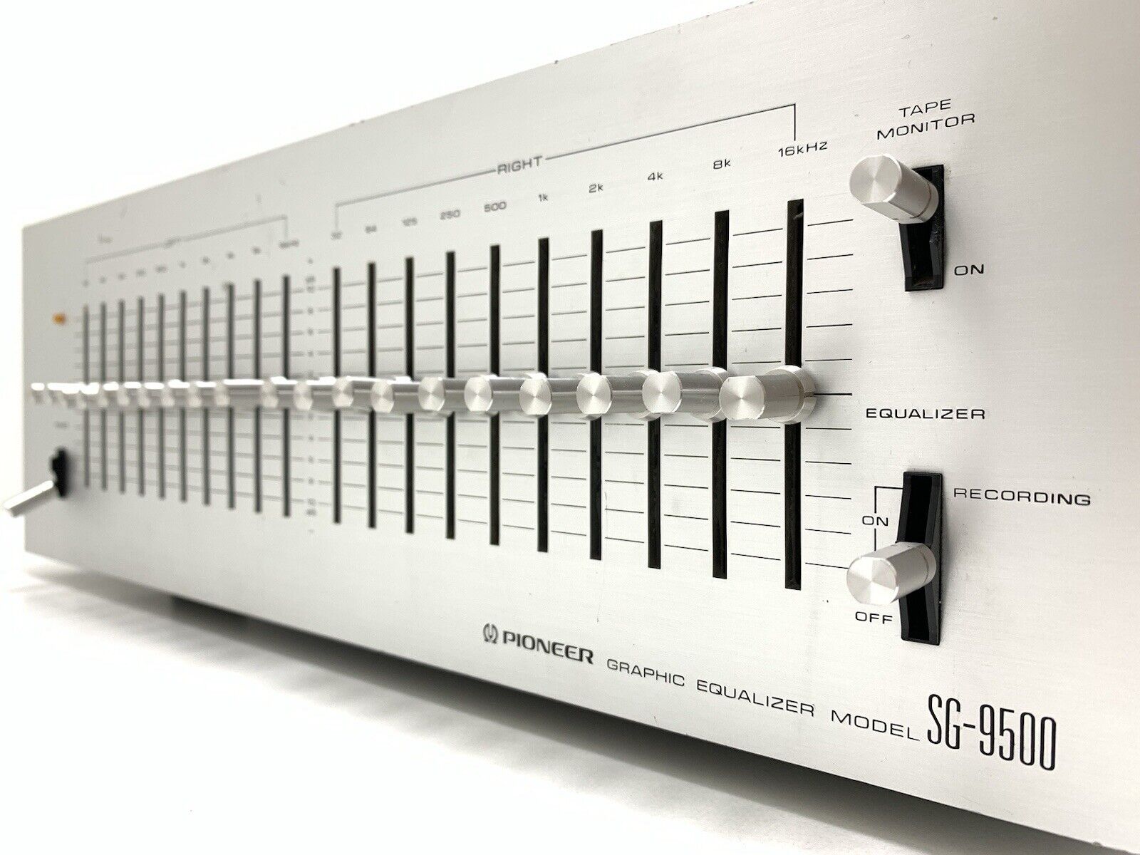 PIONEER SG-9500 Graphic Equalizer SPEC LINE Vintage 1976 HiEnd Working Good Look