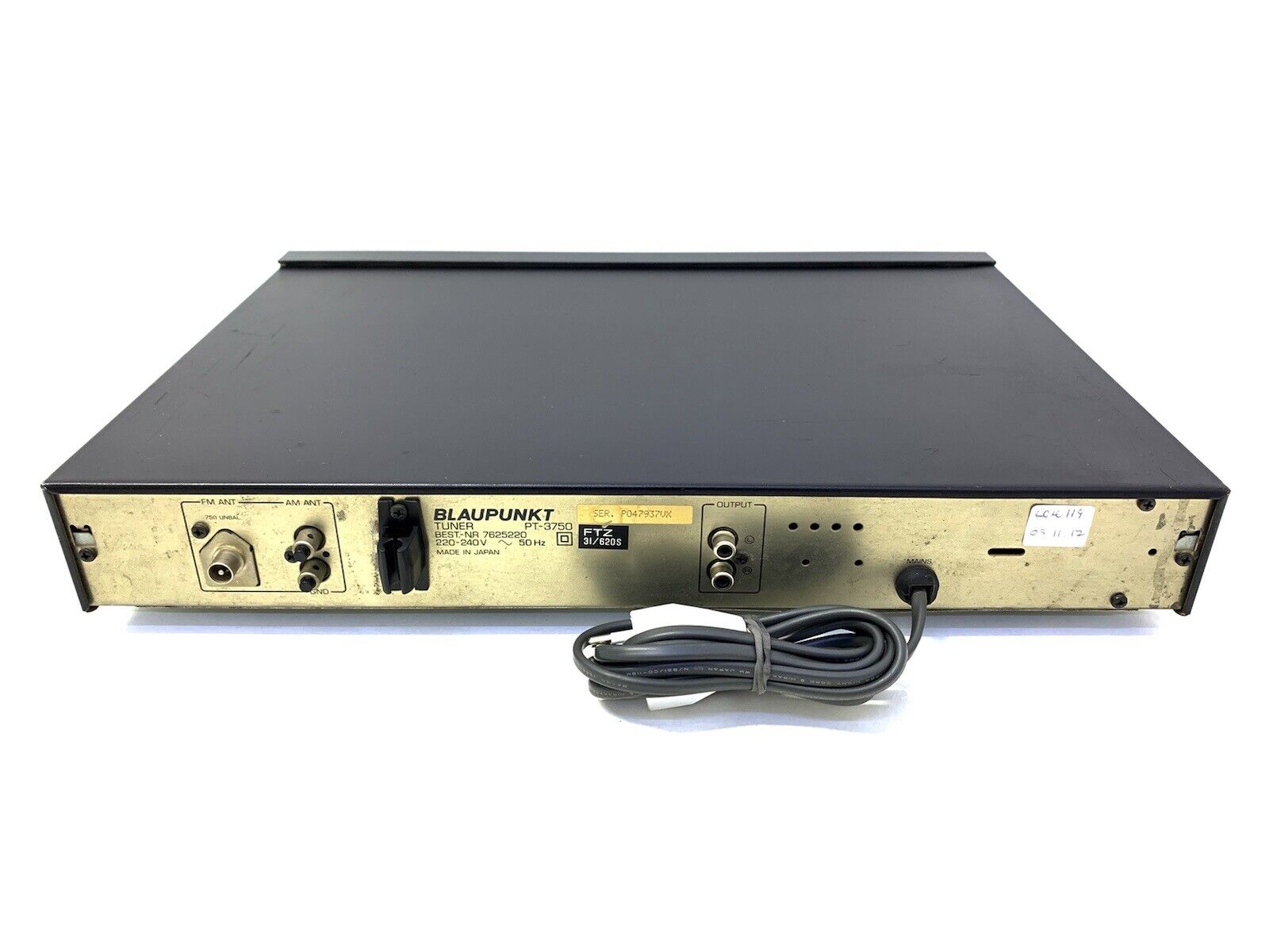 BLAUPUNKT PT-3750 Artech AM/FM Stereo Tuner Digital HiEnd Vintage 1986 Good Look