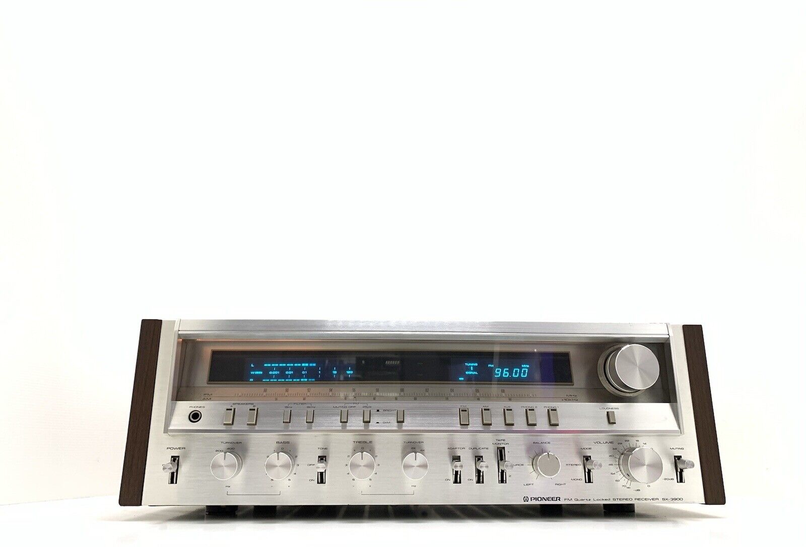 PIONEER SX 3900 Stereo Receiver 120 + 120 Watts RMS Vintage 1980 WORK Good Look