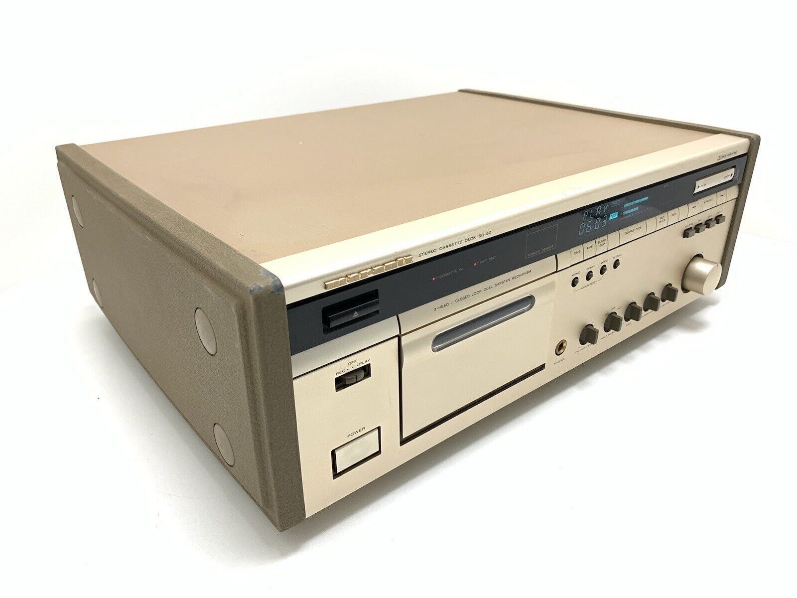 MARANTZ SD 60 Stereo Cassette Deck 3Head HXPro Vintage 1989 HiEnd WORK Good Look