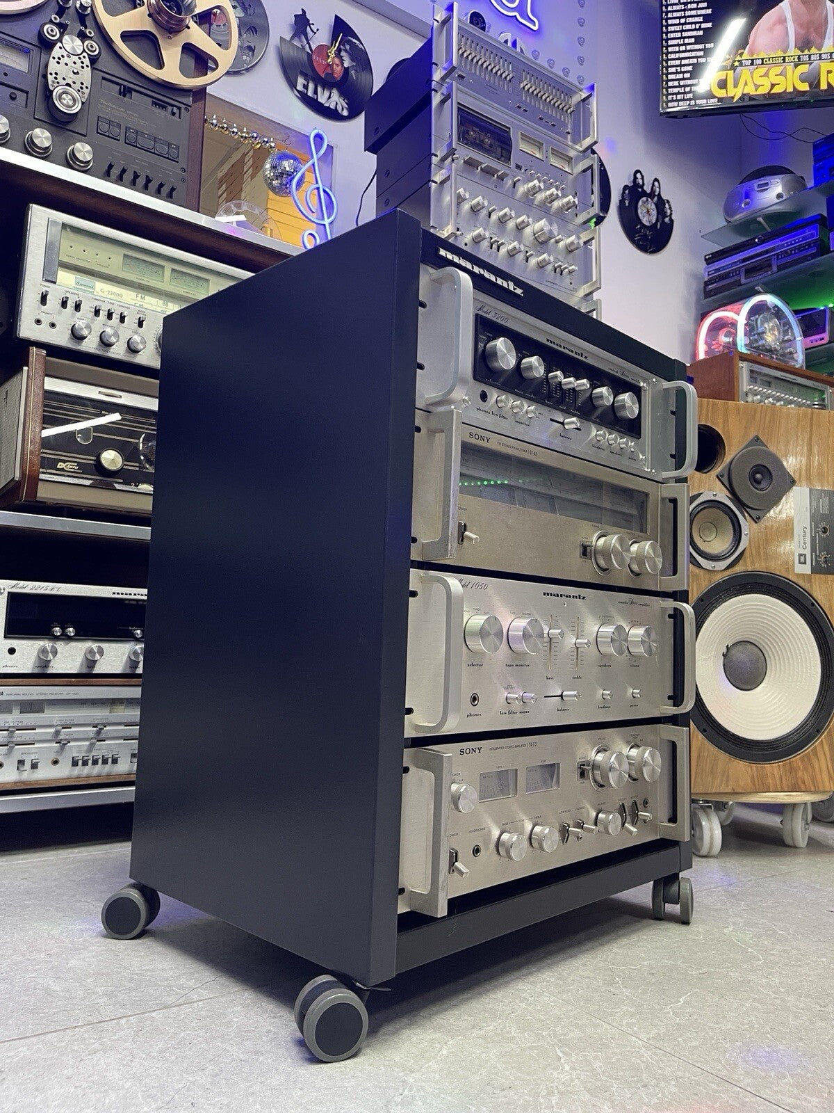 Marantz Original Audio Rack 19 " Rare Vintage 70's Perfect Like Sansui PIONEER