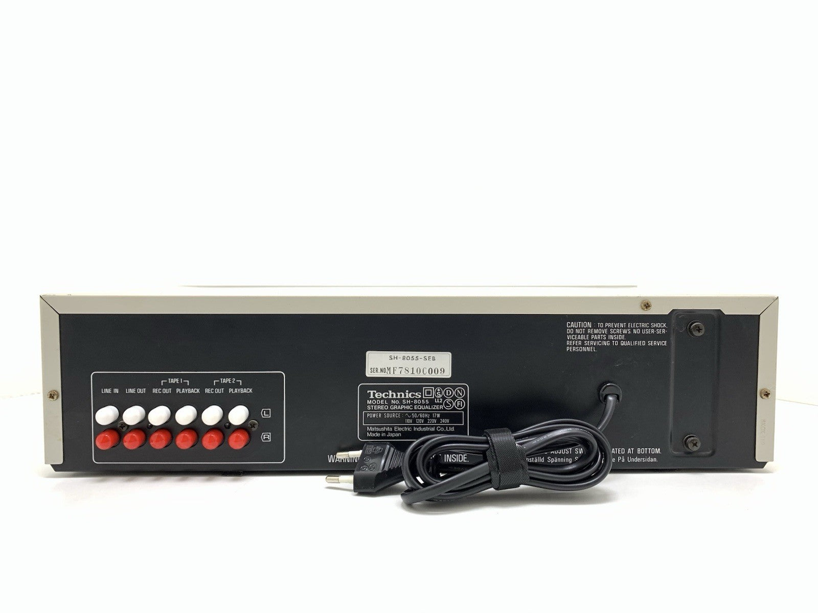 TECHNICS SH 8055 Stereo Graphic Equalizer Spectrum Analyzer Vintage 1983 GodLook
