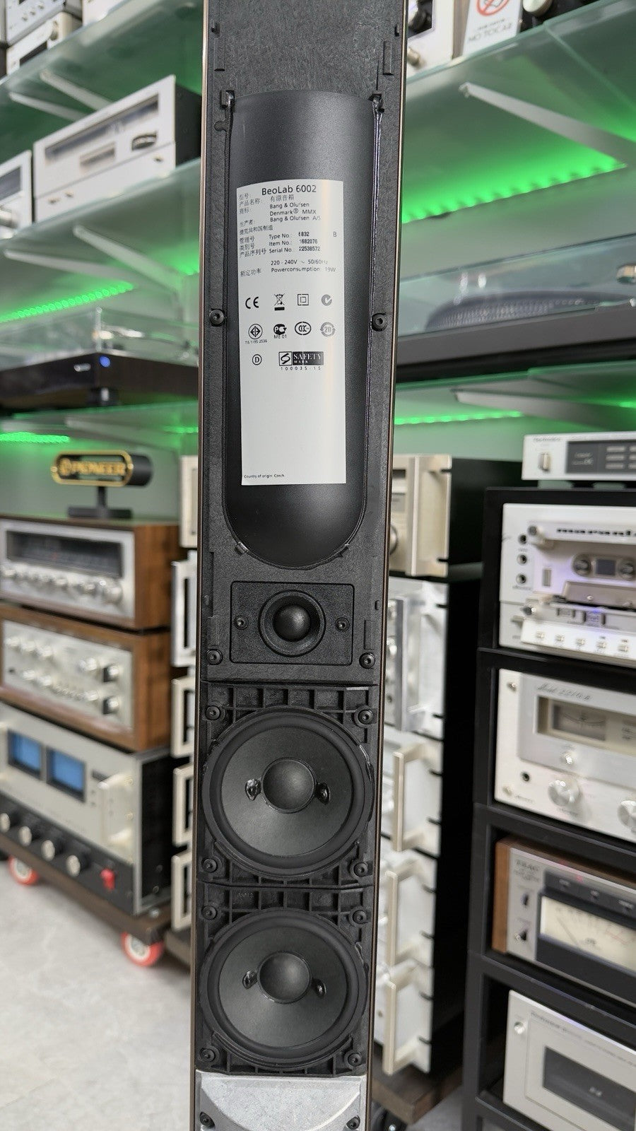 Bang Olufsen B&O BEOLAB 6002 Vintage ACTIVE Speaker 2 Way 125WRMS Work GOOD LOOK