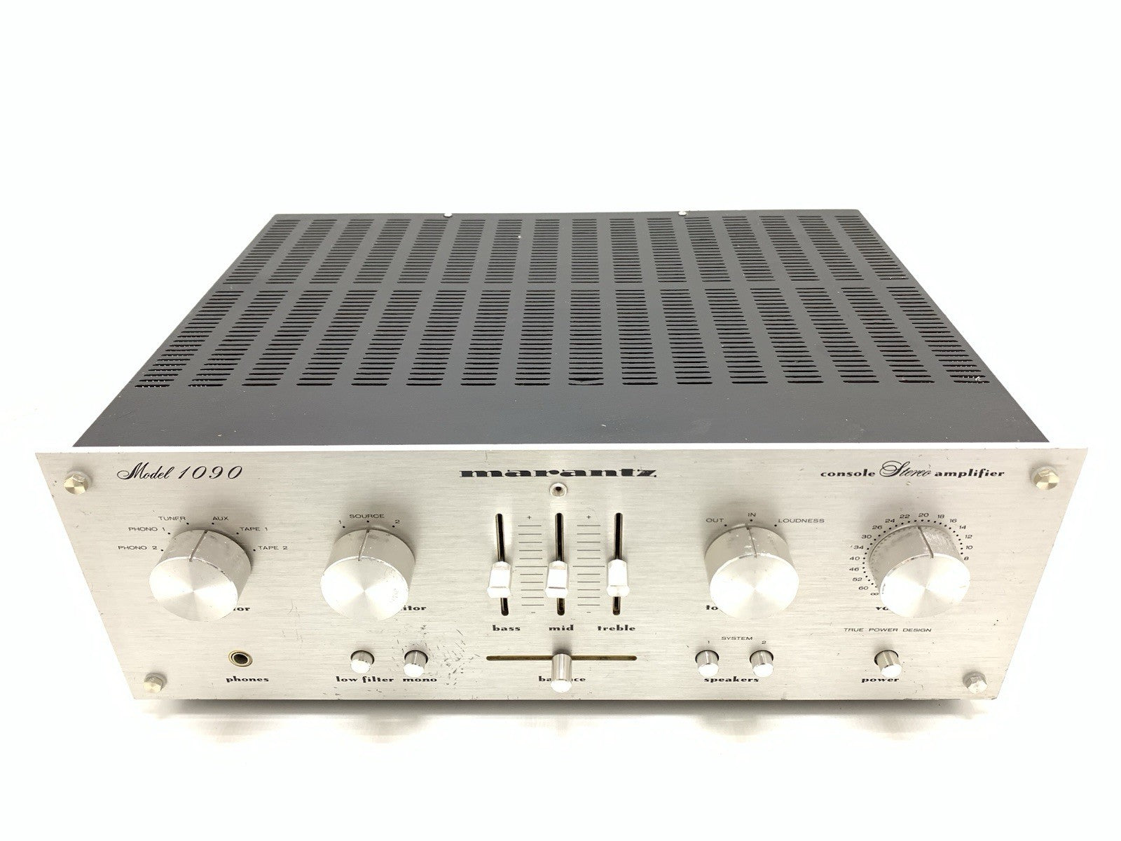 MARANTZ 1090 Stereo Integrated Amplifier 45+44 W RMS Vintage 1977 WORK Good Look