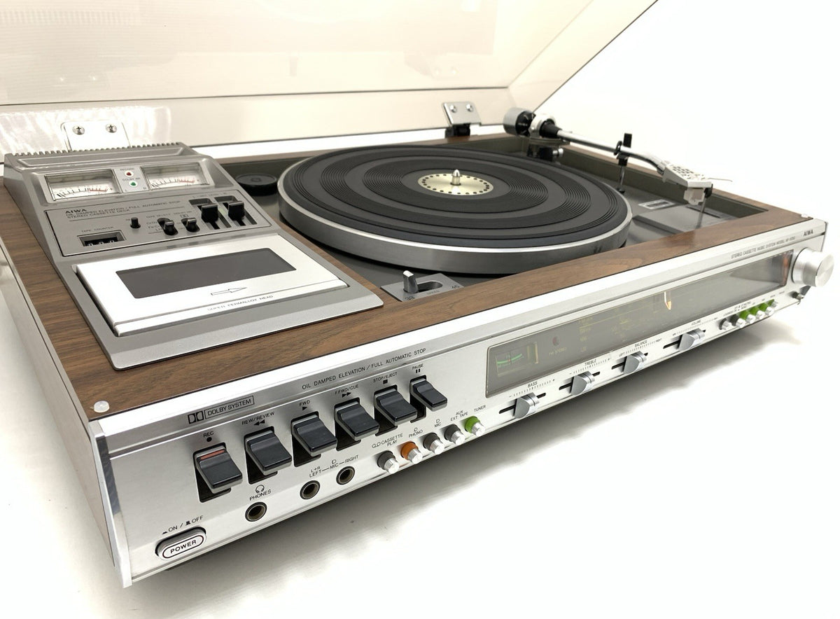 AIWA AF-5050 Turntable Cassette Radio Music Centre Japan Vintage 1977 Hi-Fi Good