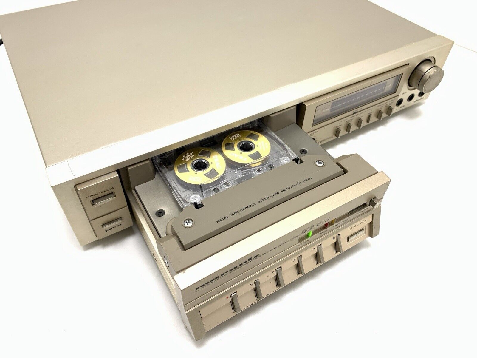 MARANTZ SD 5010 Stereo Cassette Deck 2 Head Vintage 1980 High End WORK Good Look