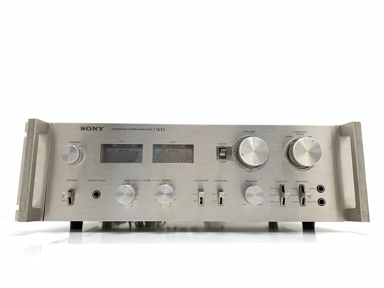 SONY TA-F3 Integrated Stereo Amplifier 100 Watts RMS Vintage 1977 HiFi Good Look