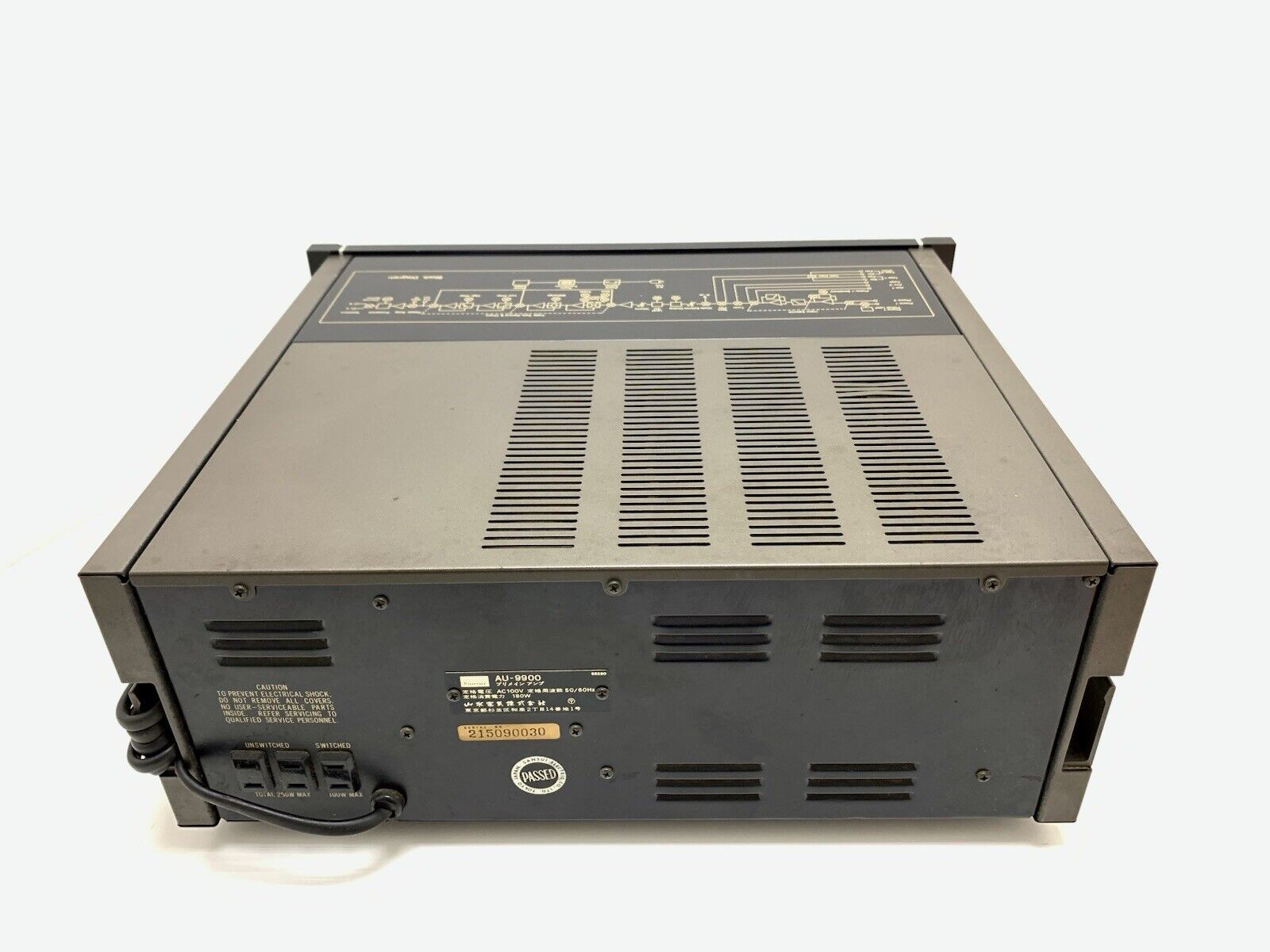 SANSUI AU-9900 Stereo Amplifier 80+80 Watts RMS + Original BOX Vintage GOOD LOOK