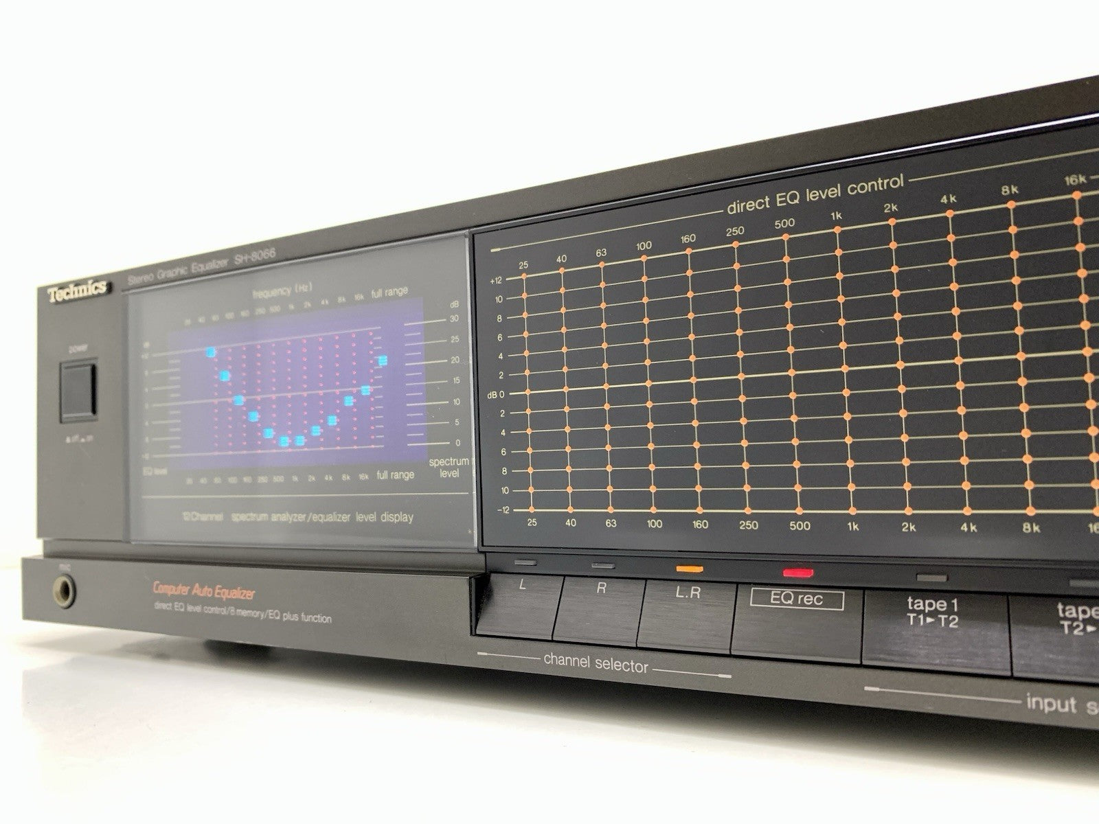 TECHNICS SH 8066 Stereo Graphic Equalizer Spectrum Analyzer Vintage 1984 GodLook