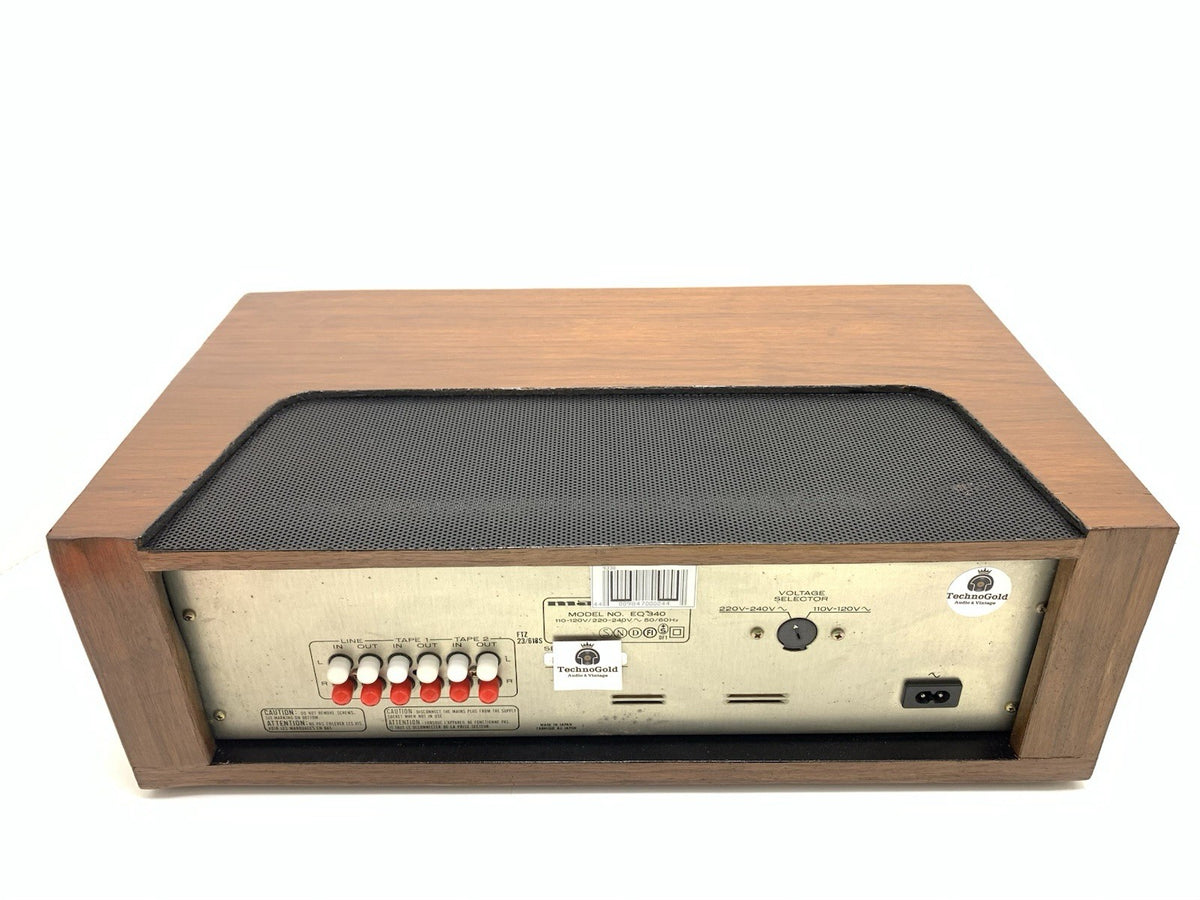 MARANTZ EQ 340 Stereo Graphic Equalizer New Wood Box Vintage 1983 WORK Good Look