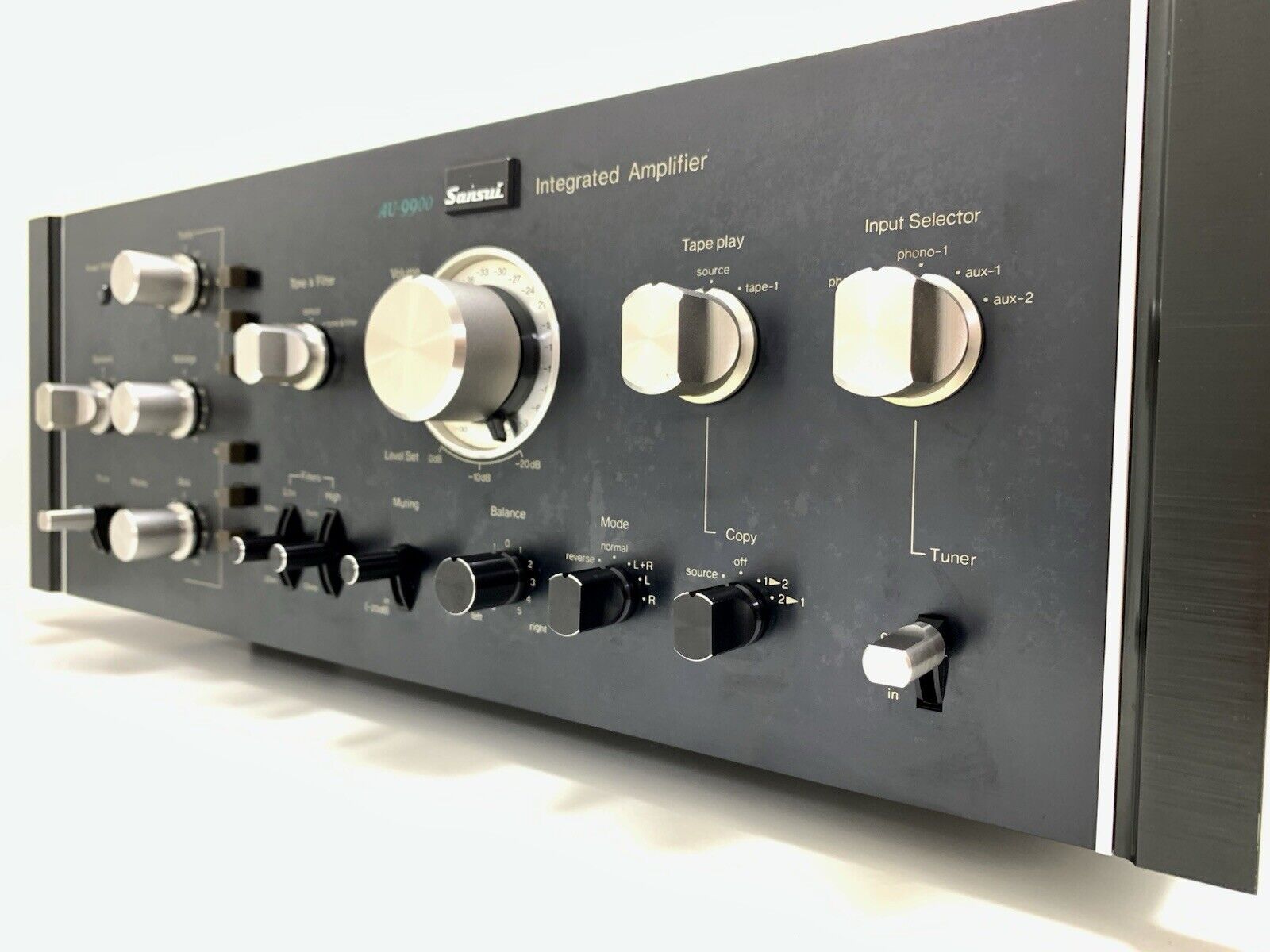 SANSUI AU-9900 Stereo Amplifier 80+80 Watts RMS + Original BOX Vintage GOOD LOOK