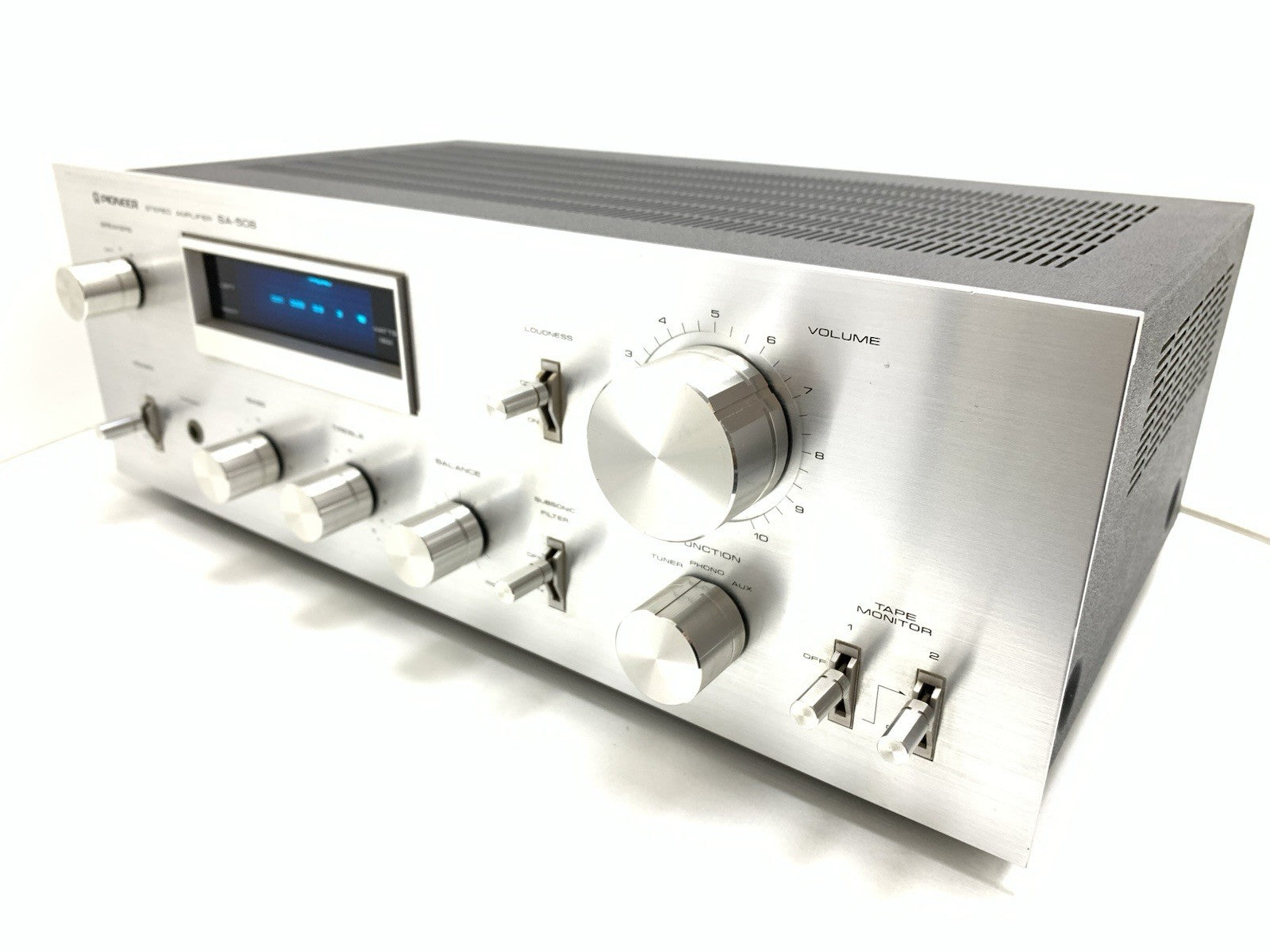 PIONEER SA 508 Stereo HiFi Amplifier 25+25 Watts RMS Vintage 1979 WORK GOOD LOOK