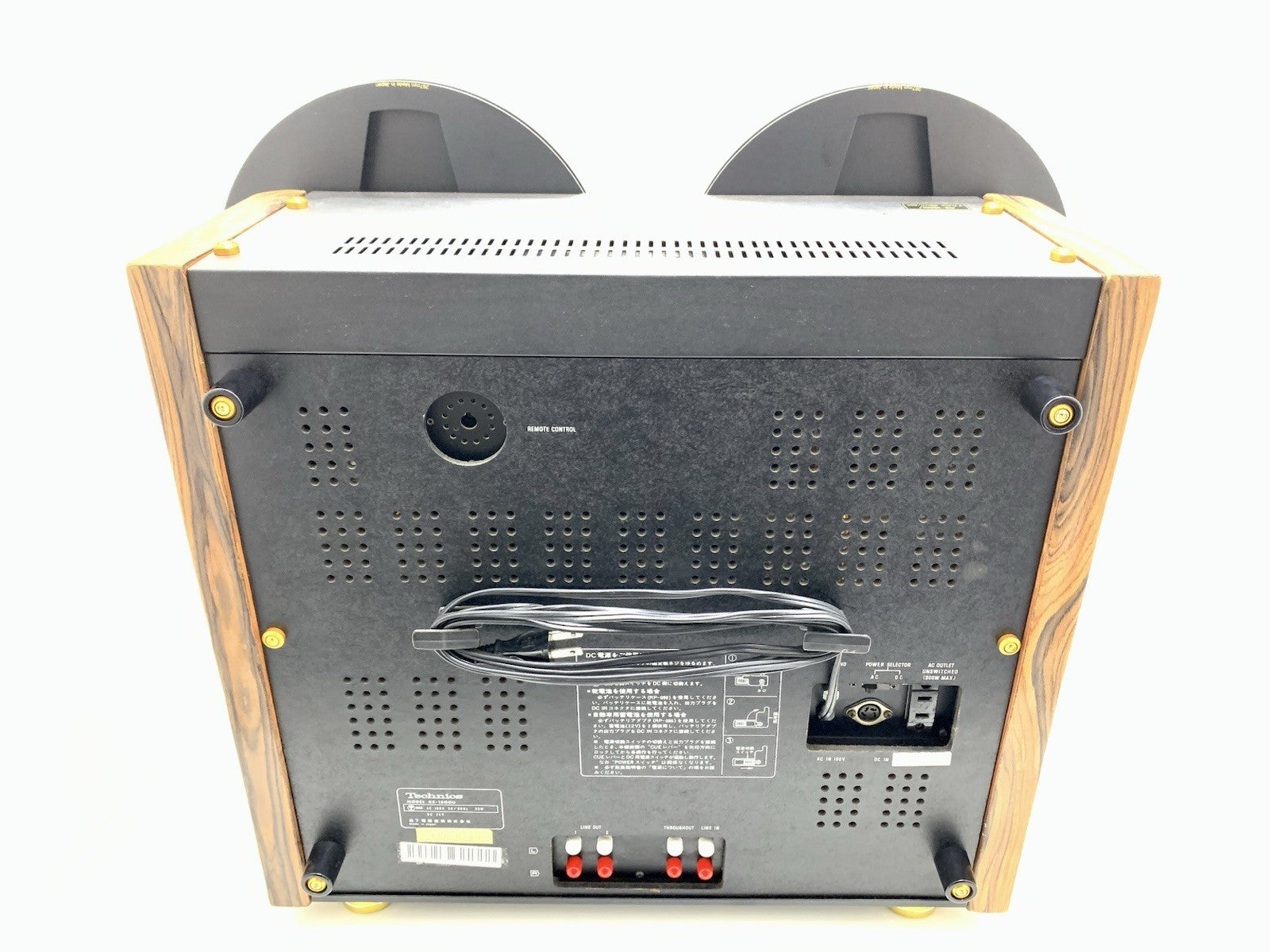 TECHNICS RS 1500U Limited Edition 24K Gold Rosewood Reel to Reel Exclusive TAPE