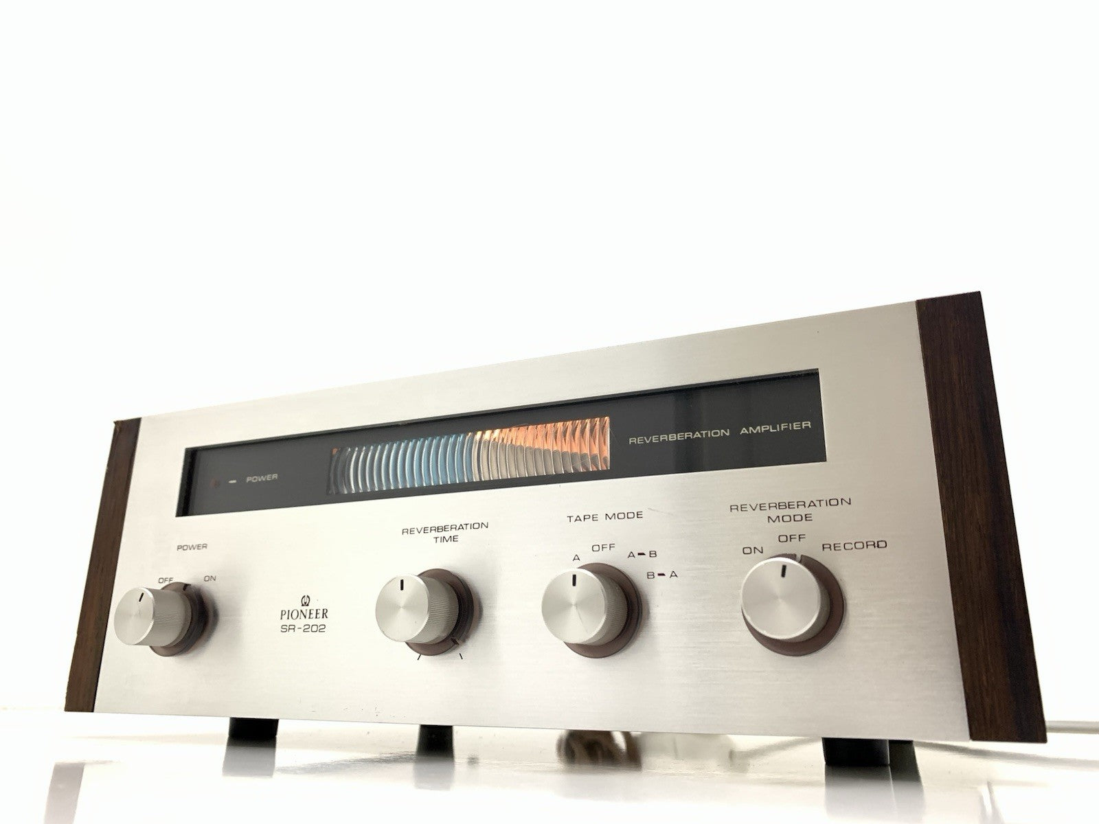 PIONEER Stereo REVERBERATION AMPLIFIER SR 202 Vintage 1969 Work PERFECT GoodLook