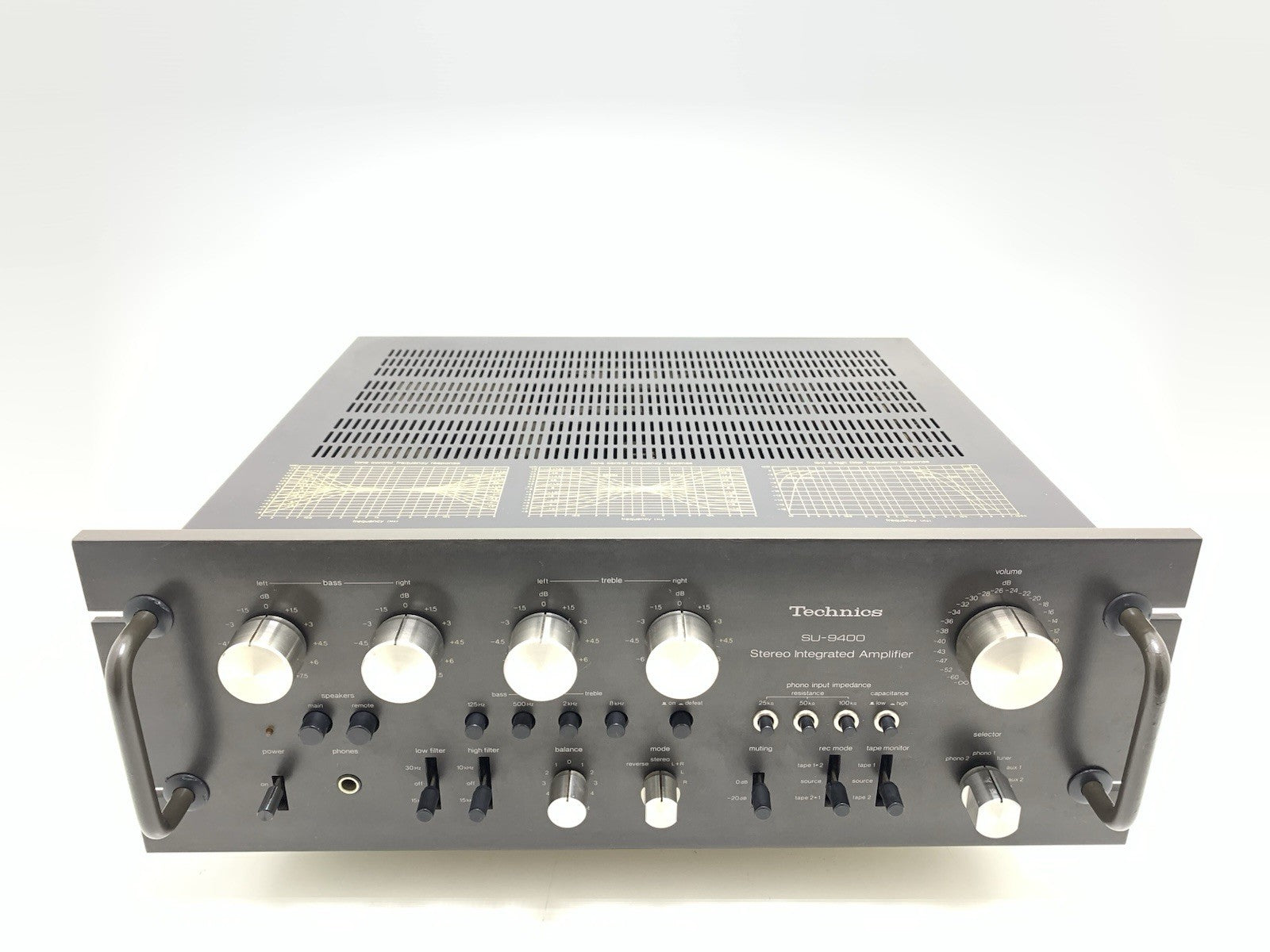 TECHNICS SU 9400 Stereo Amplifier WORK 80 + 80 Watts RMS Vintage 1976 GOOD LOOK