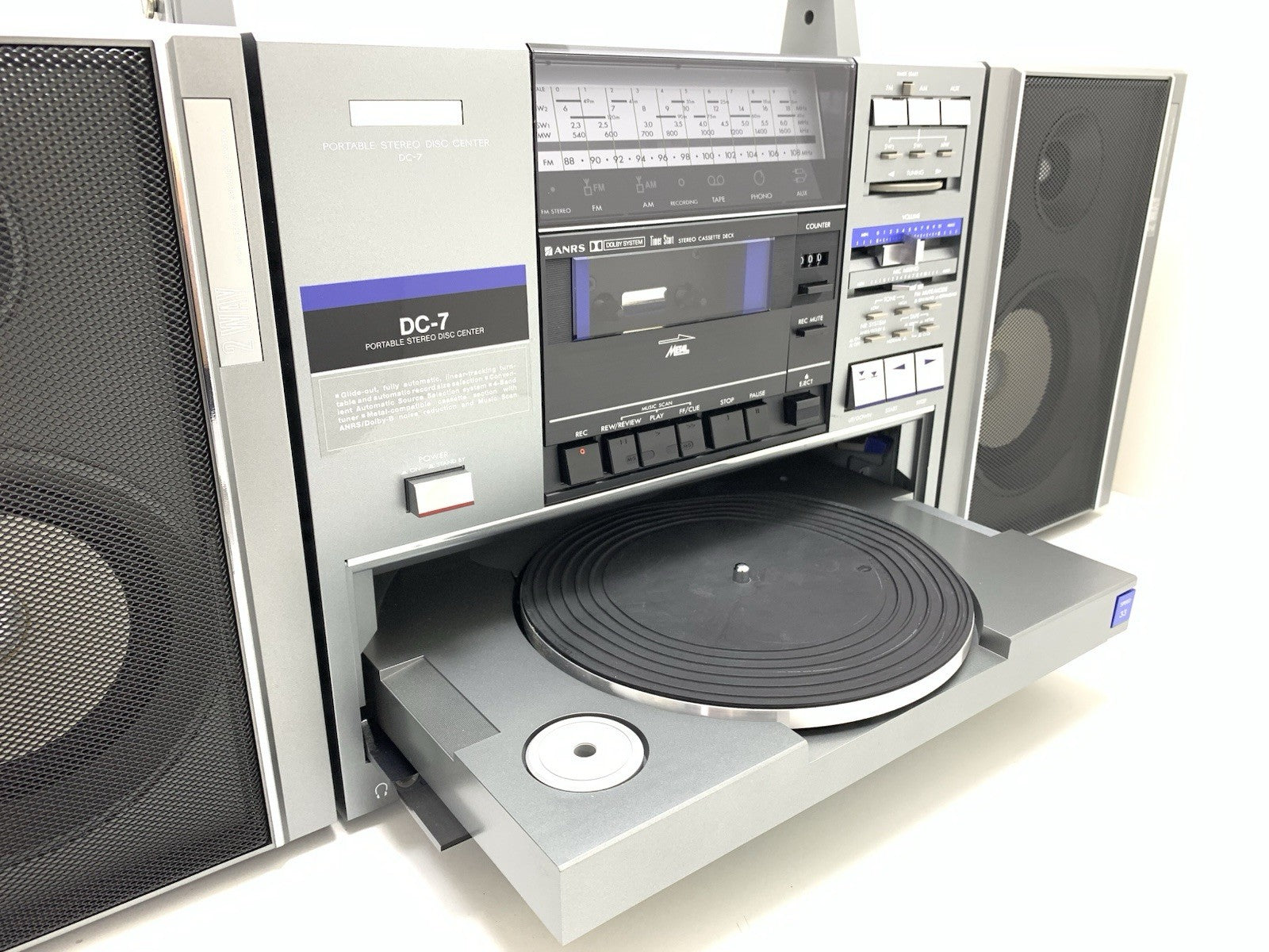 JVC DC7 BOOMBOX STEREO Radio Cassette Turntable Vintage OLD STOCK NEW NEVER USED