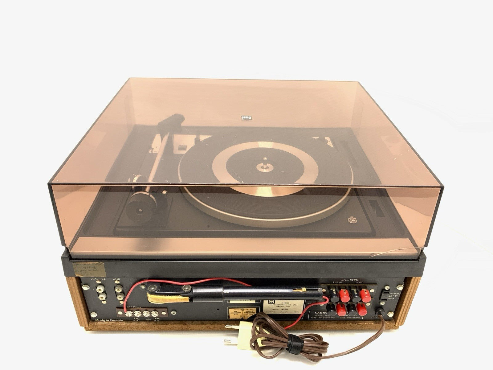 NORESCO QUADRASOUND System Model 8560 Receiver+Turntable DUAL 1225 WORK GoodLook