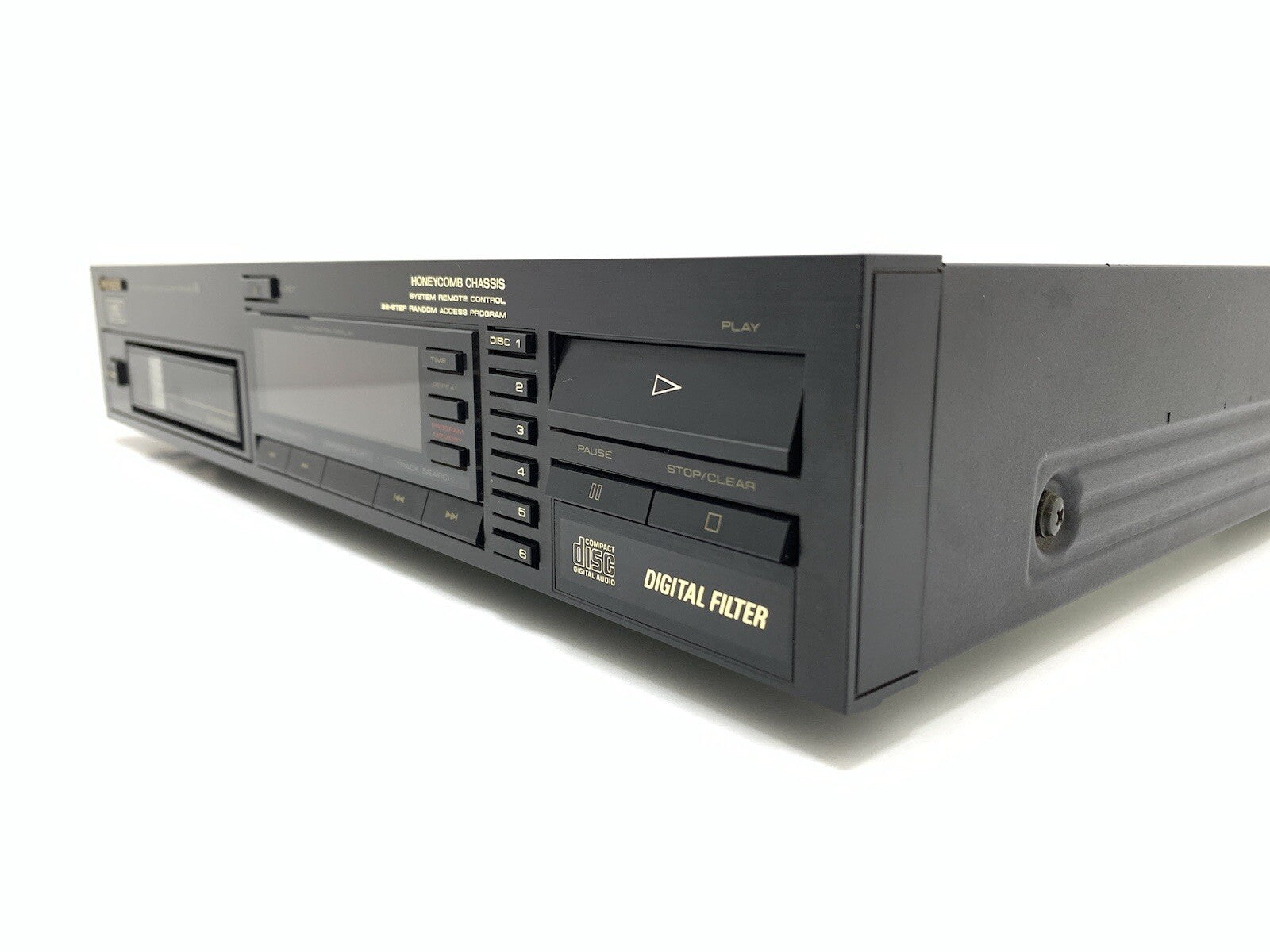 PIONEER Pd M40 CD Compact 6 Disc Multi Player Hi Fi Vintage 1987 Work Good Look