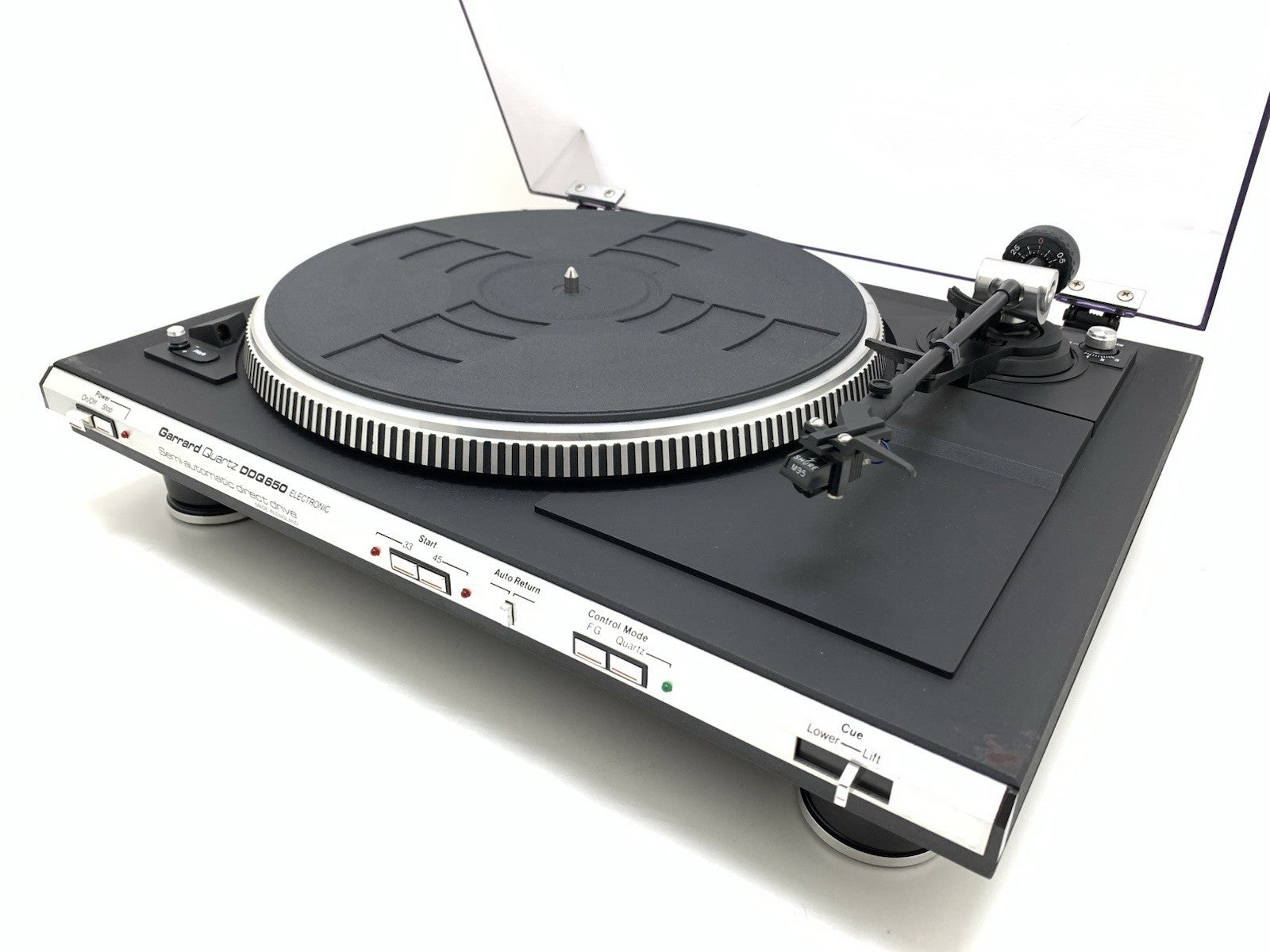 GARRARD DDQ 650 Turntable Direct Drive 2 Speeds Semi Automatic Vintage Good Look