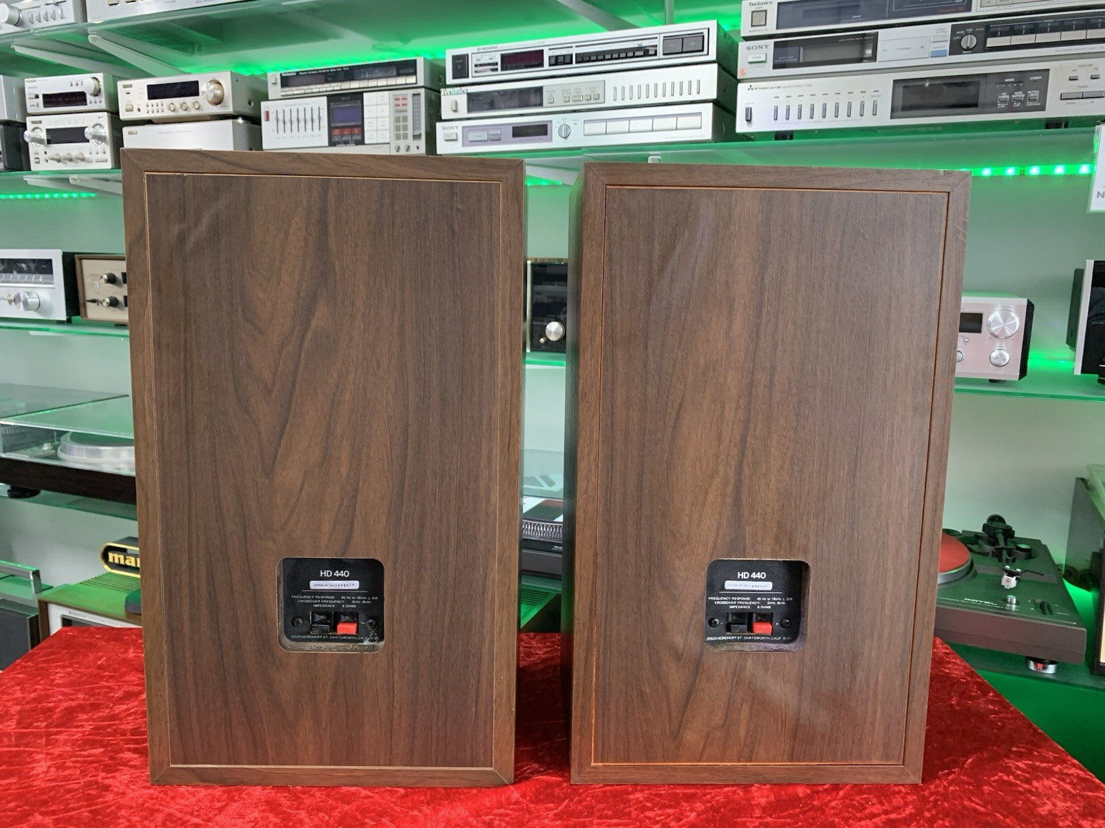 MARANTZ HD 440 Hi End Original Speakers 3Way 80Watts Vintage 1977 Work Good Look