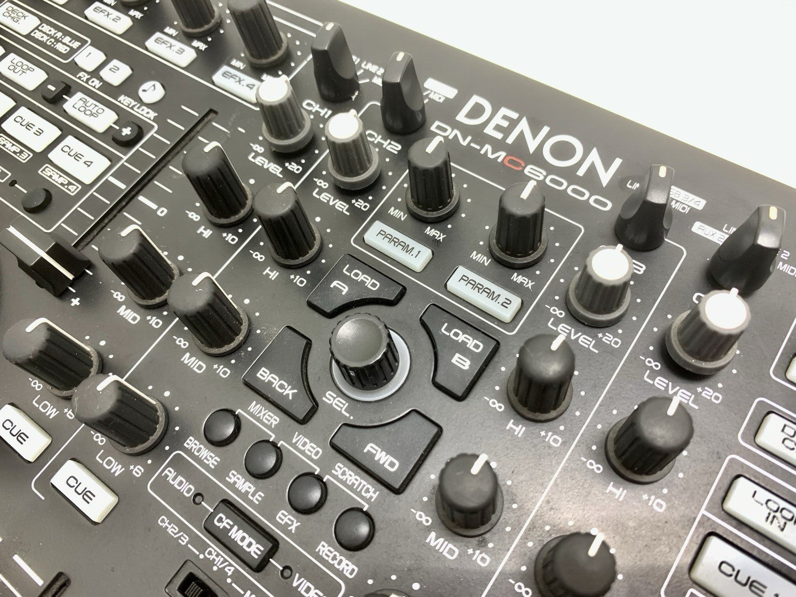 DENON DN MC6000 Professional PRO MIXER  DJ MIDI Controller +Case WORK Good Look