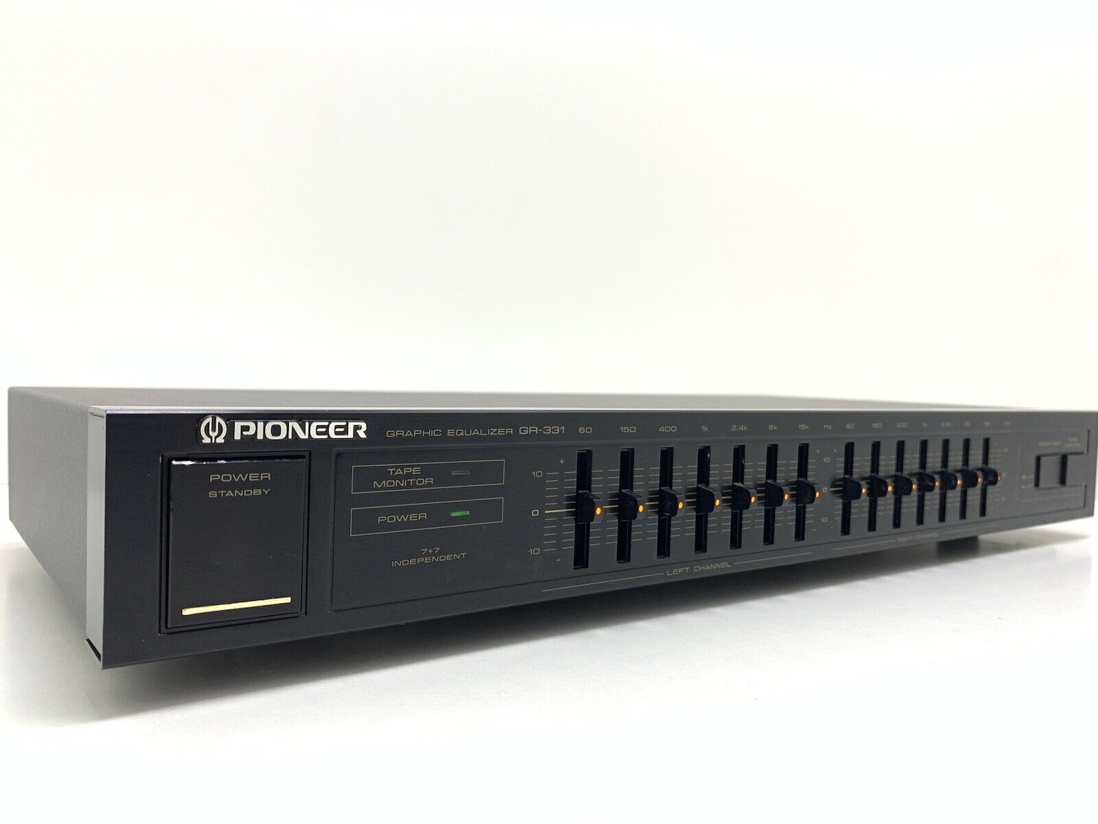 PIONEER GR 331 Stereo Graphic Equalizer 7 Bands Vintage 1987 Work HiFi Good Look
