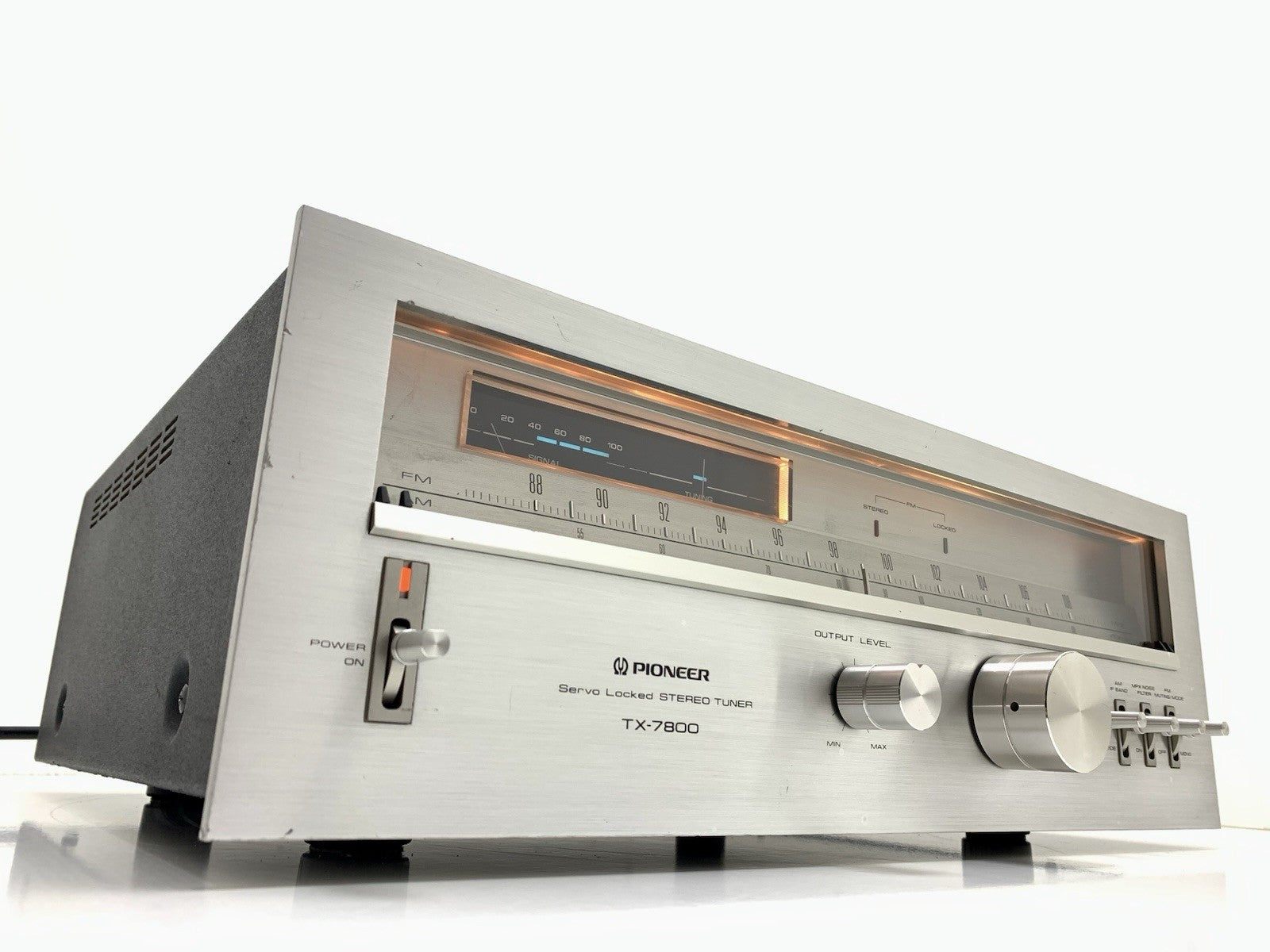PIONEER TX 7800 AM/FM Stereo Analogue Tuner BlueLine Vintage 1979 WORK Good Look
