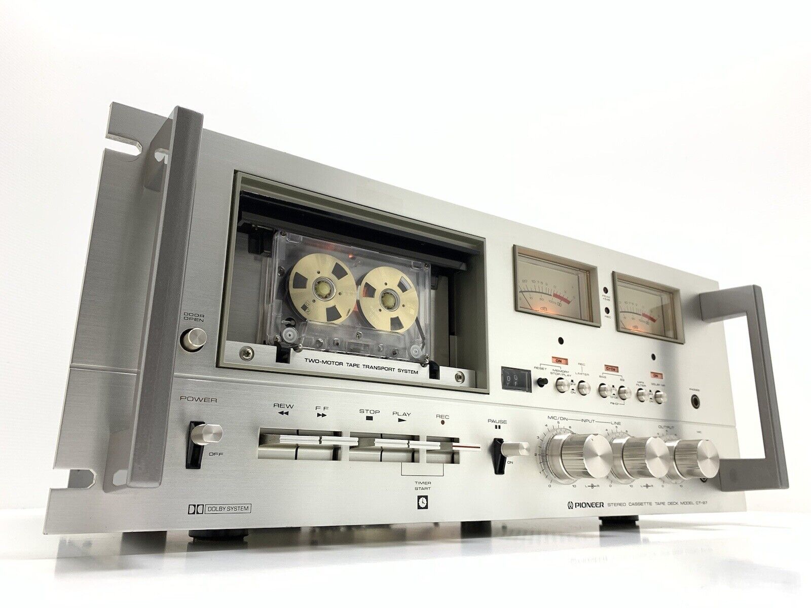 ★PIONEER STEREO CASSETTE DECK CT-7 【品１】 Pioneer CT-7 Stereo Cassette Deck Used Large VU Meters Urban