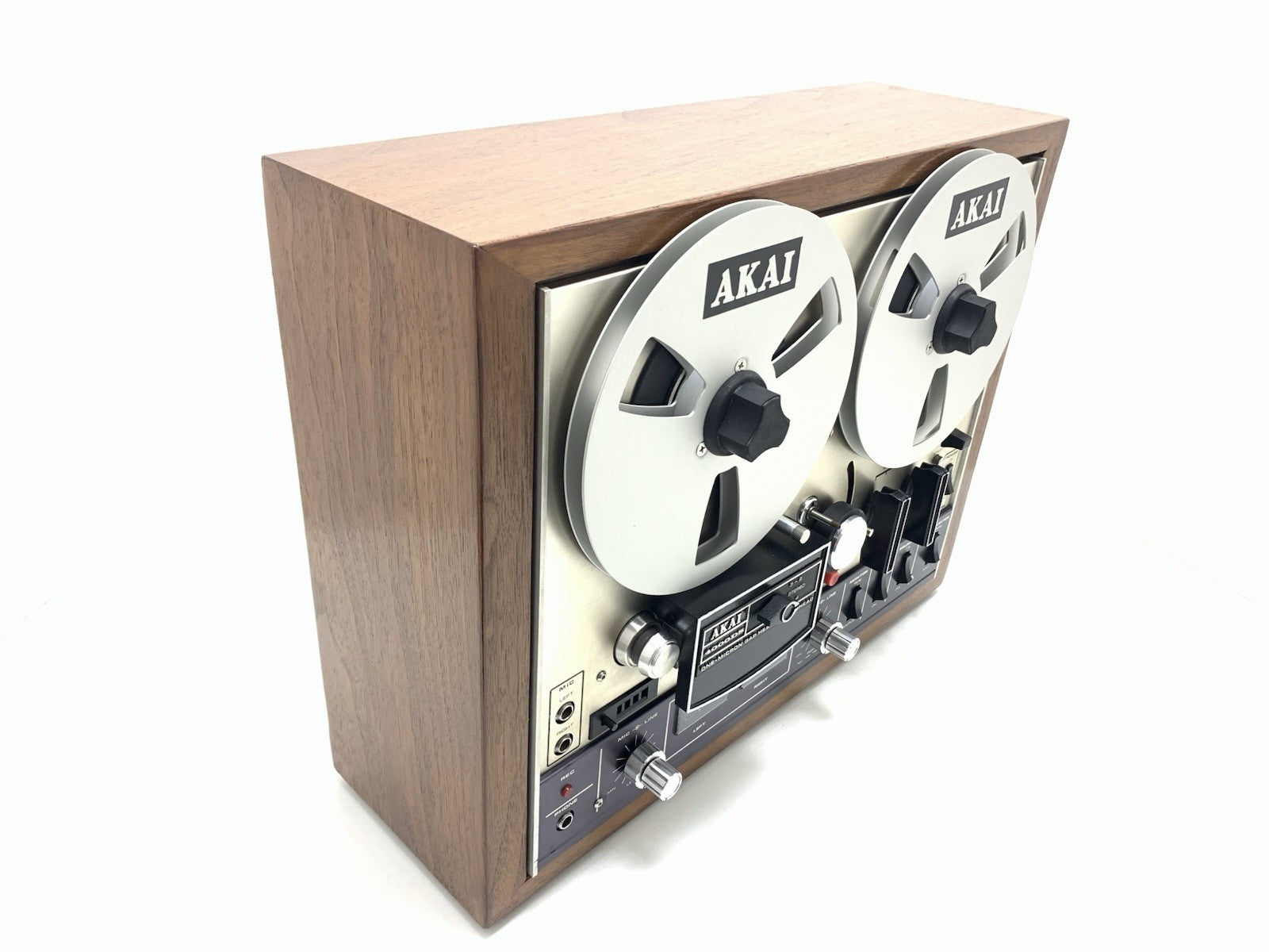 AKAI 4000 DS Reel to Reel Stereo 3 Head 4 Track Tape Vintage 1973 WORK Good Look
