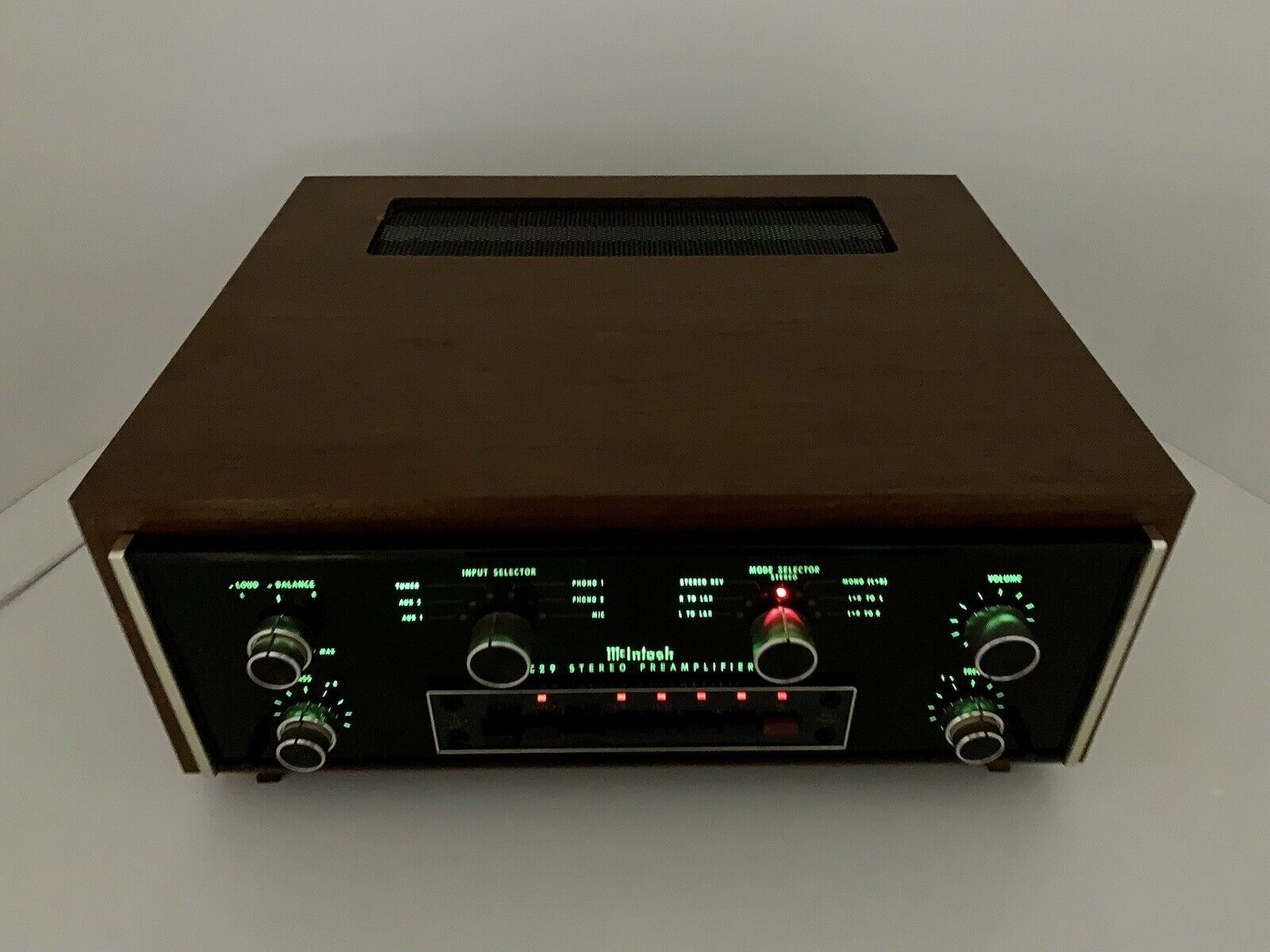 McINTOSH C 29 Stereo Pre Amplifier Vintage 1982 High End WORK Perfect Good Look
