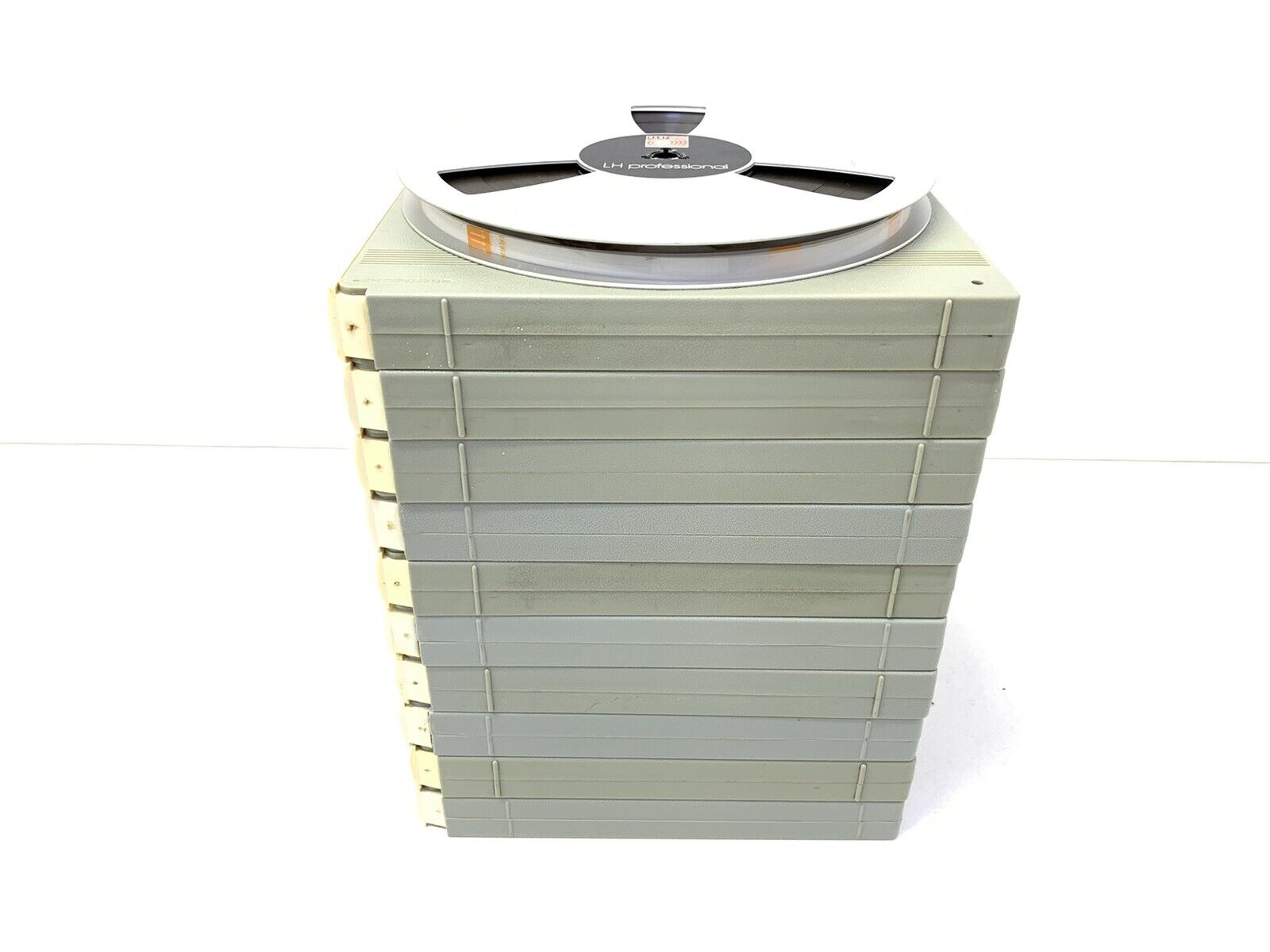 BASF LH PROFESSIONAL OPEN RELL TAPE RECORD Rare METAL SPOOL & plastic BOX 7 In