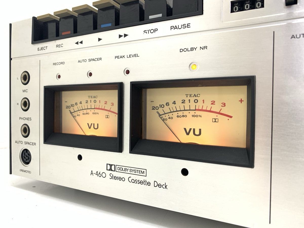 TEAC A 460 Stereo Tape Deck 2 Head Vintage 1975 High End Working  Good Look