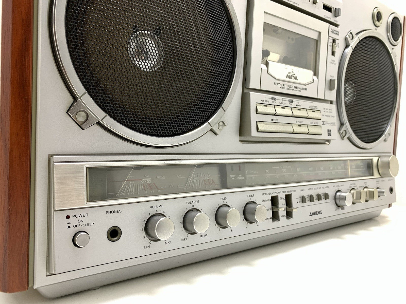 NATIONAL PANASONIC RX 7000 BOOMBOX STEREO Radio Cassette Vintage Work Good Look