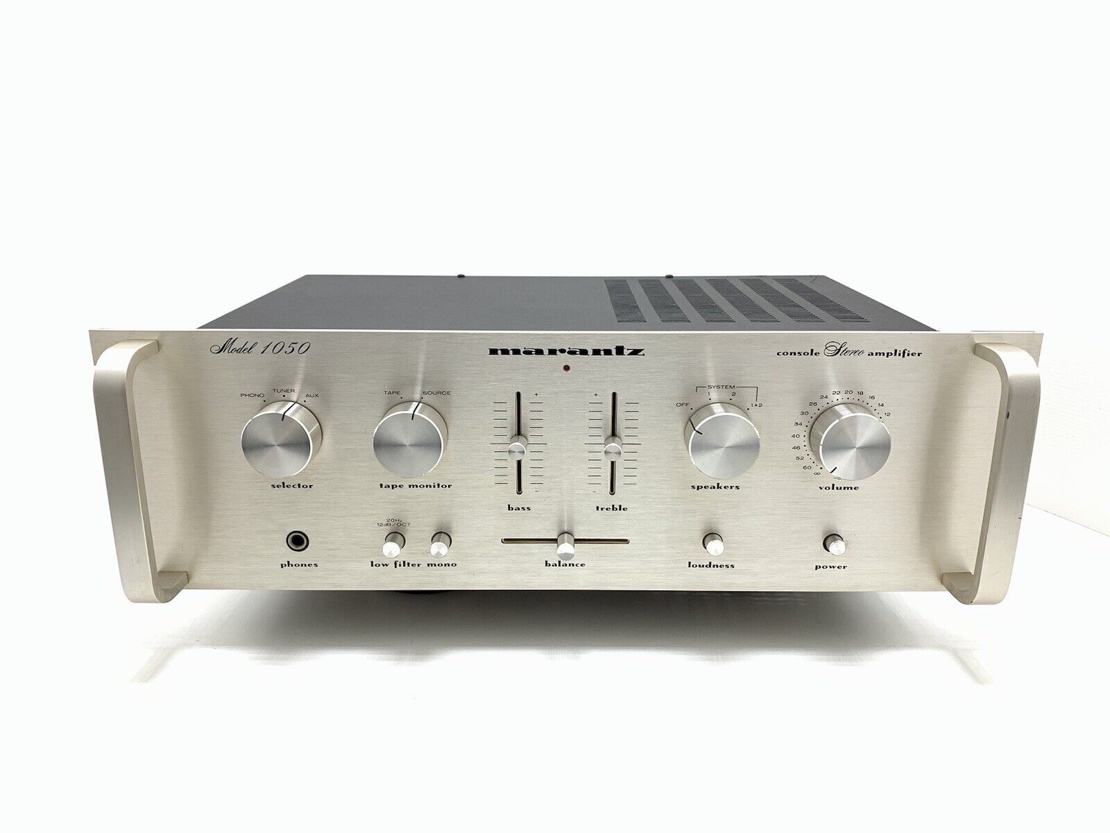 MARANTZ 1050 Rack Stereo Integrated Amplifier 50 RMS Vintage 1978 WORK Good Look
