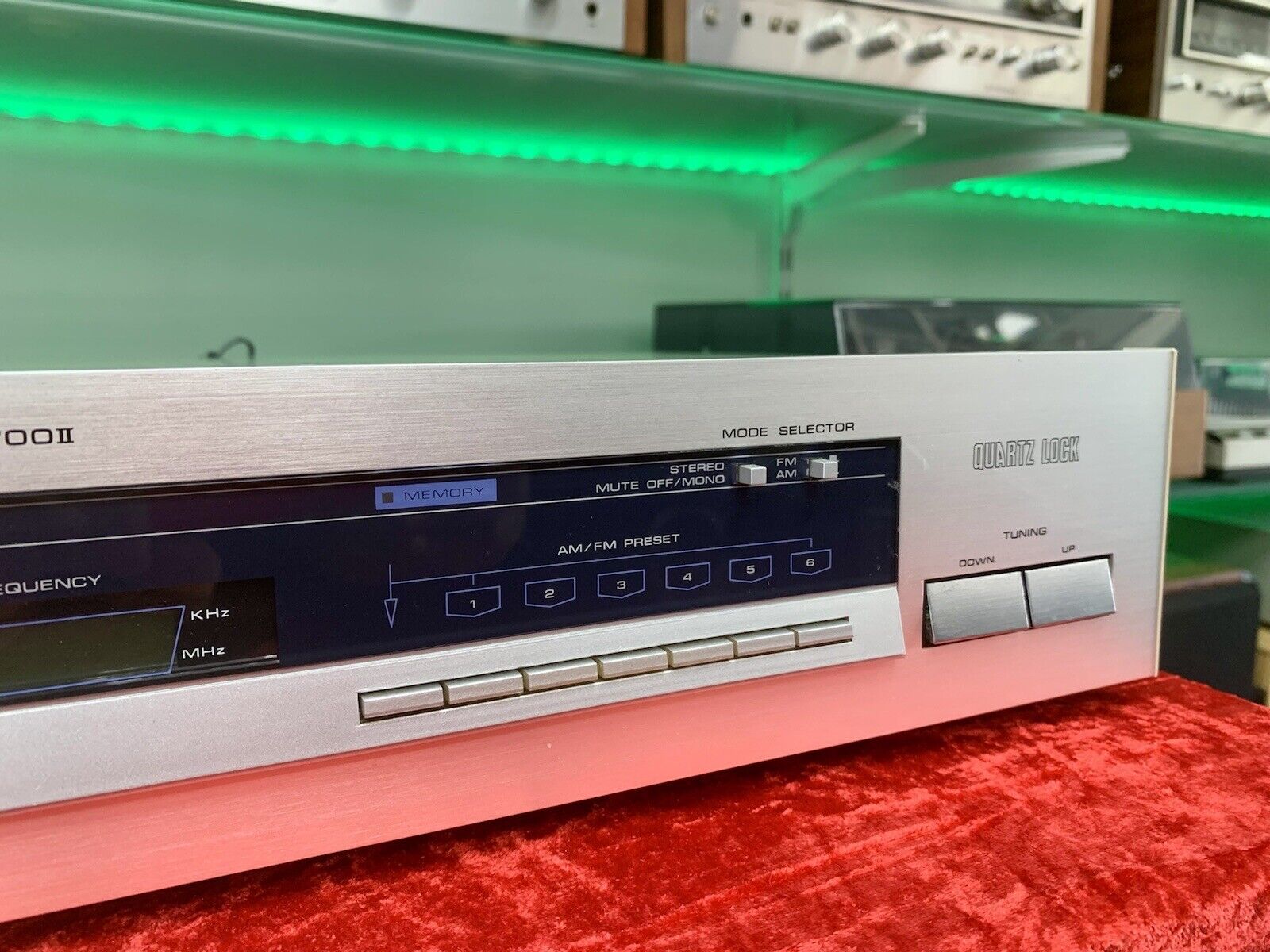 NIKKO NT-700 II AM/FM Stereo Digital Tuner Vintage 1981 Hi Fi Working Good Look