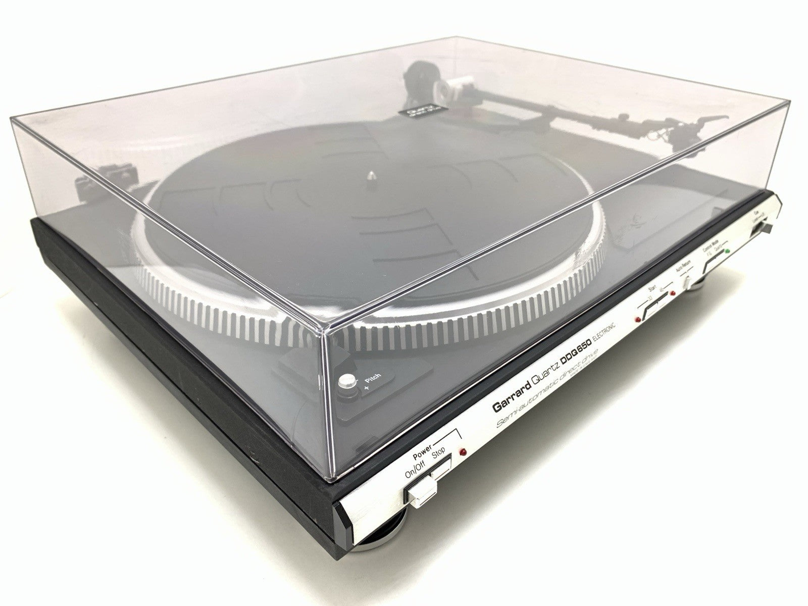 GARRARD DDQ 650 Turntable Direct Drive 2 Speeds Semi Automatic Vintage Good Look