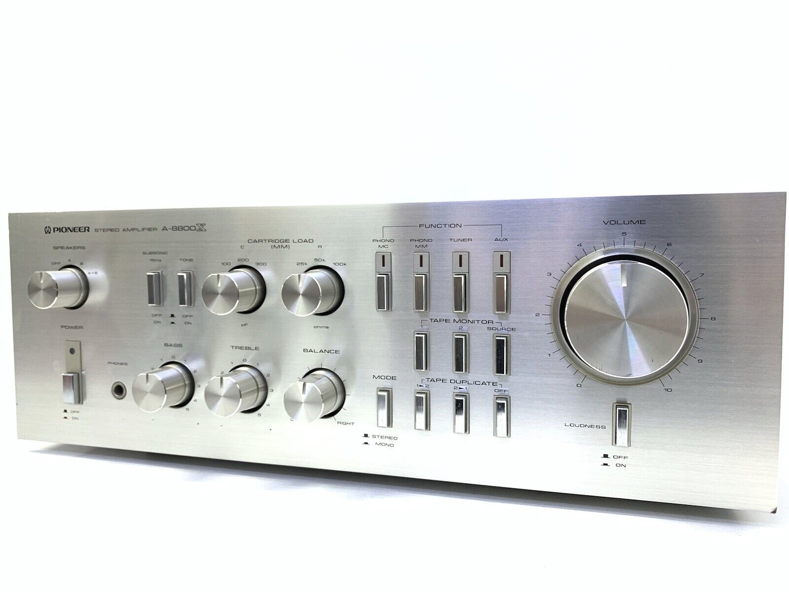 PIONEER A-8800X RARE Stereo Amplifier 150WRMS Vintage 1979 Hi End Work Good Look