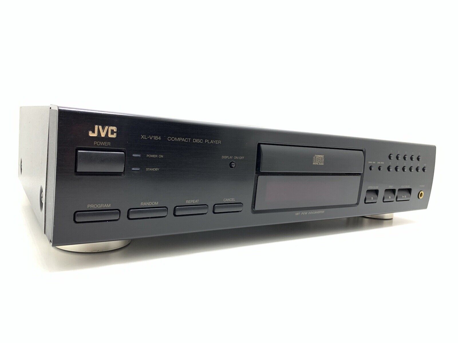 JVC XL-V184 Hi Fi Digital CD Compact Disc Player Vintage 1993 Working Good Look