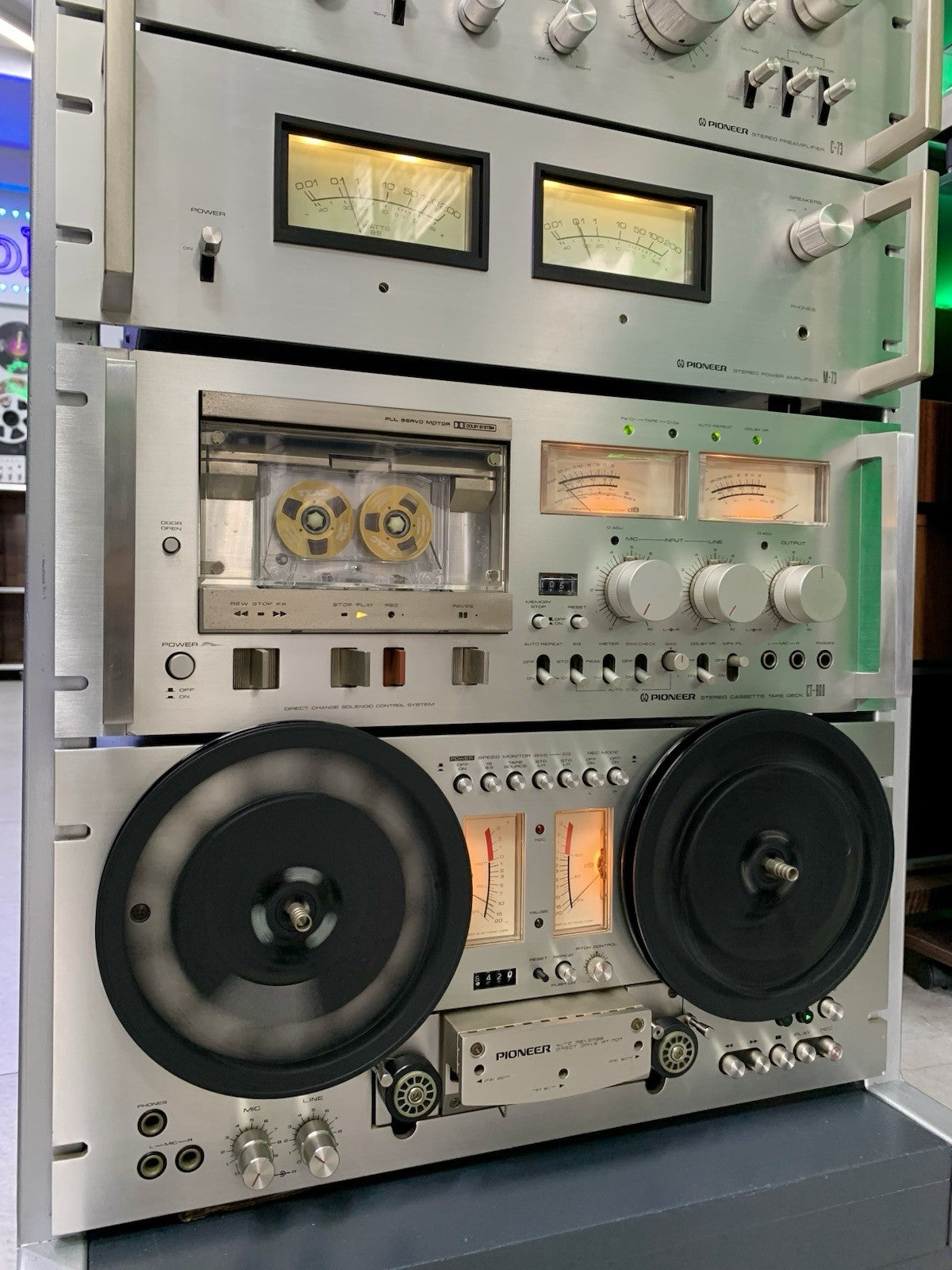 PIONEER Hi End System Rack JA R2S SG 100 F 73 C 73 M 73 CT 800 RT
